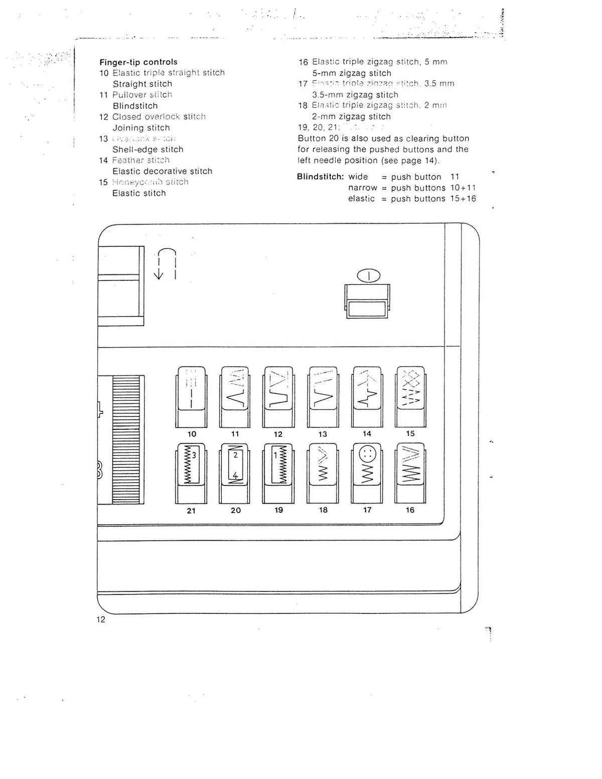 BERNINA Tiptronic 1029 Sewing Machine Instruction Manual - WIRE BOUND - COVERS