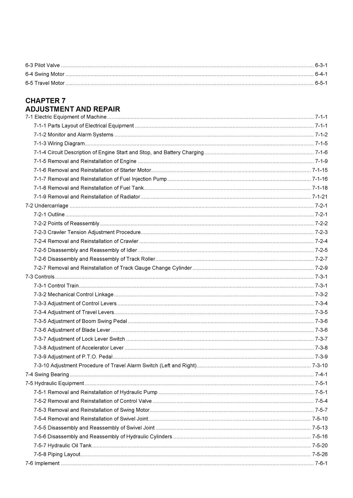 YANMAR ViO17-A Excavator Service Manual - BOUND - COVERS - XL FOLDOUT PAGES