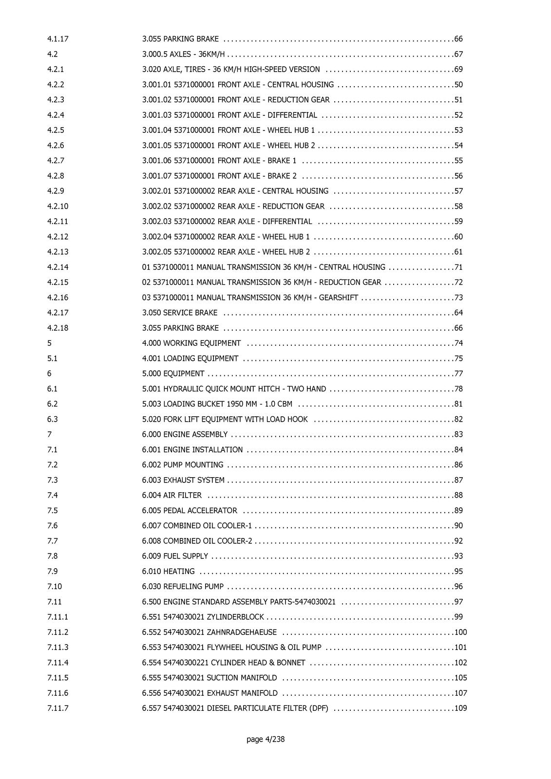 YANMAR V100 Wheel Loader Parts Catalog Manual SN YCG0V10000500103 Up - BOUND