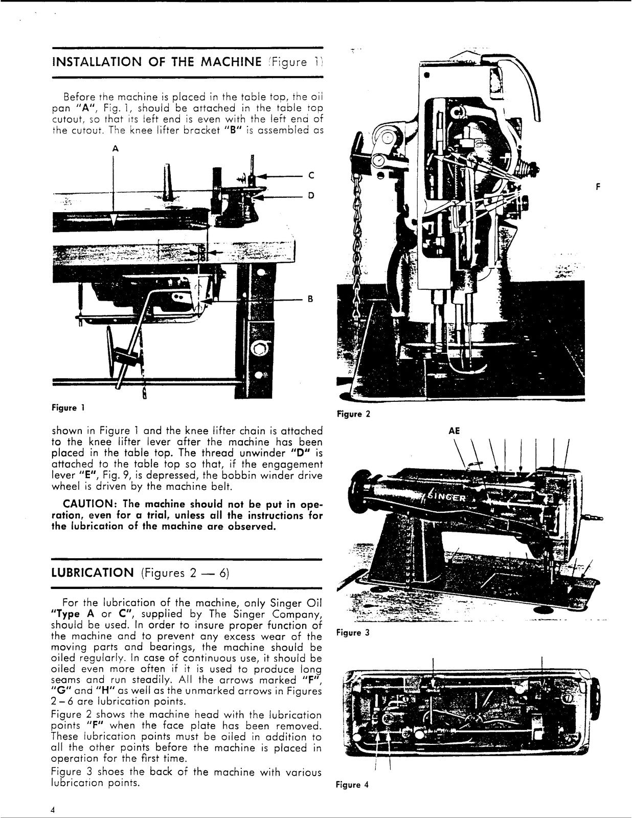 SINGER 211G155 211G156 Sewing Machine Service Manual - WIRE BOUND - TOUGH COVERS