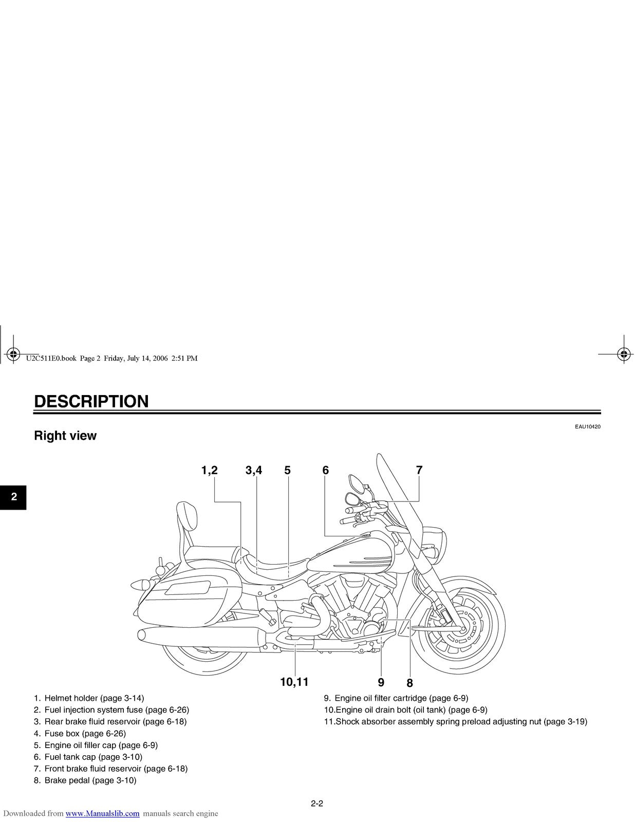 YAMAHA XV19CTSW XV19CTW XV19CTMW Owners Manual - STEEL WIRE BOUND - TOUGH COVERS