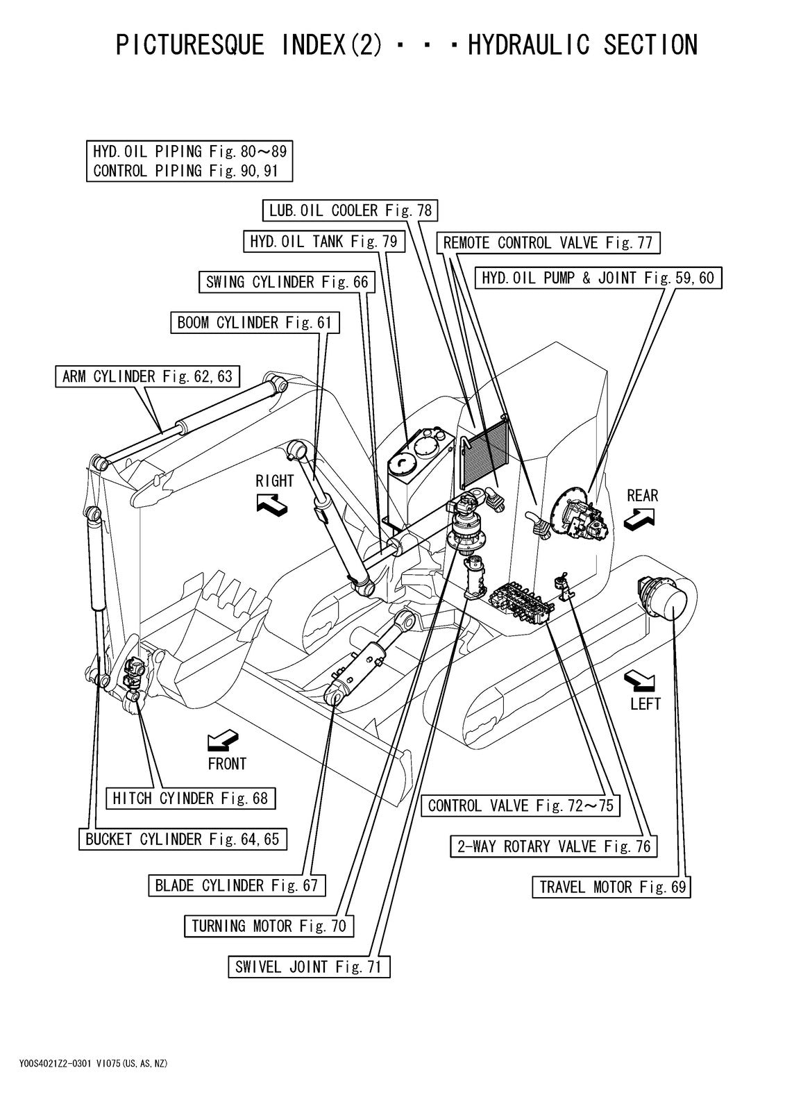 YANMAR ViO75 Excavator Parts Catalog Manual 2015 - WIRE BOUND - TOUGH COVERS