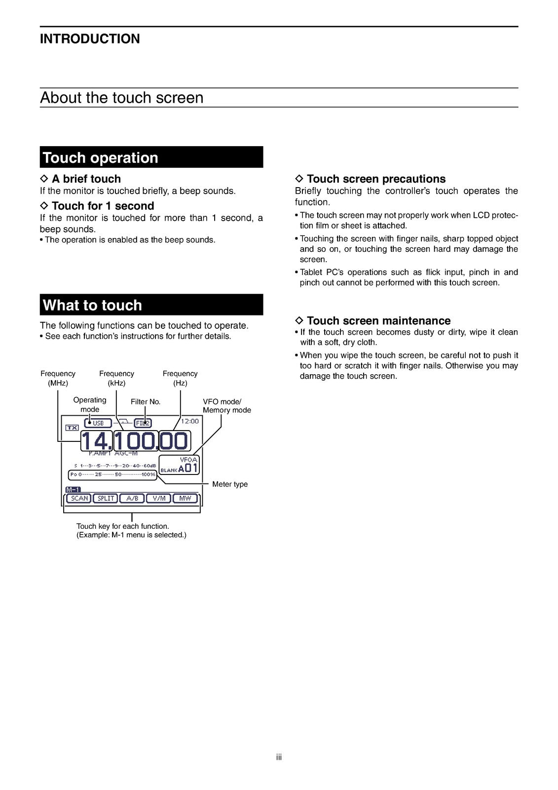 ICOM IC-7100 HF VHF UHF All Mode Transceiver Full Manual - WIRE BOUND - COVERS