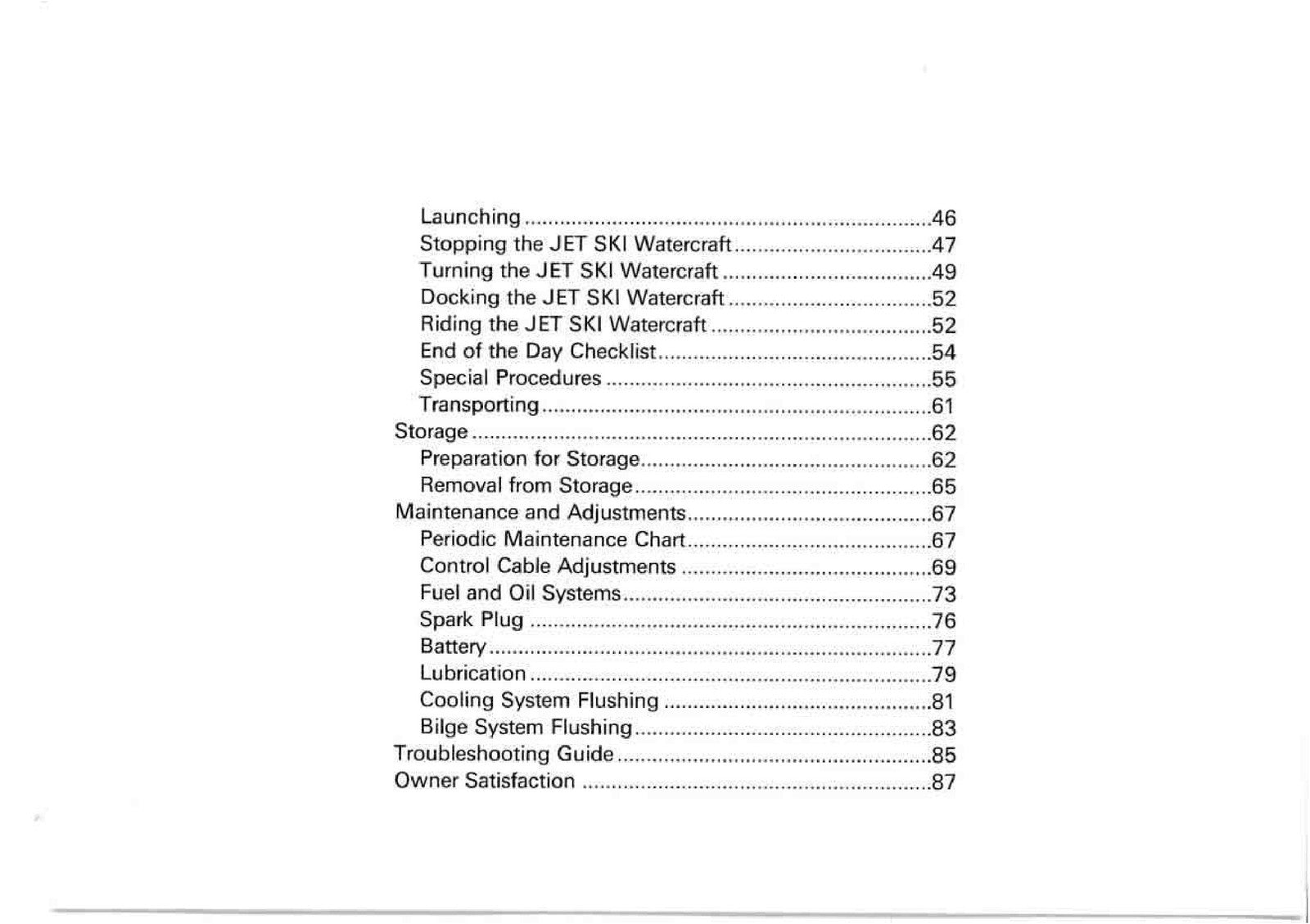 KAWASAKI Jet Ski 750 ZXi Owners Manual 2 - STEEL WIRE BOUND - TOUGH COVERS