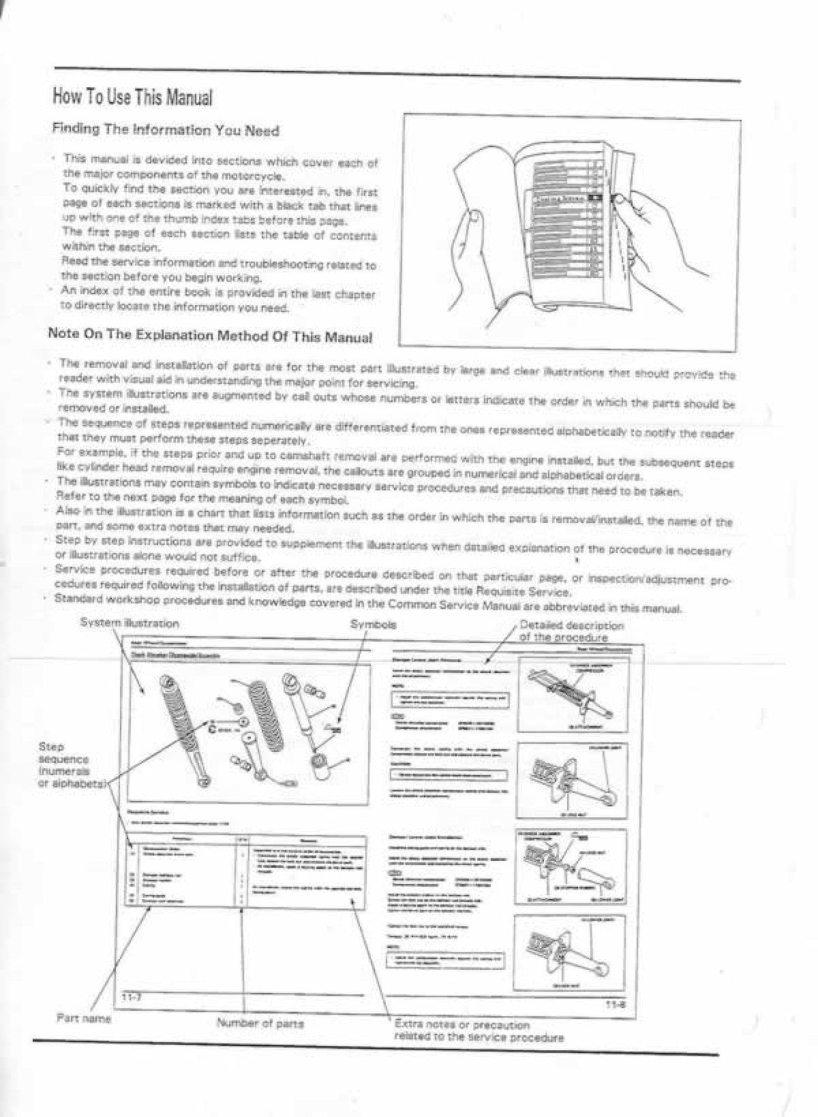 HONDA XRV750 RD07 Africa Twin Motorcycle Service Manual, BOUND, COVERS, FOLDOUTS