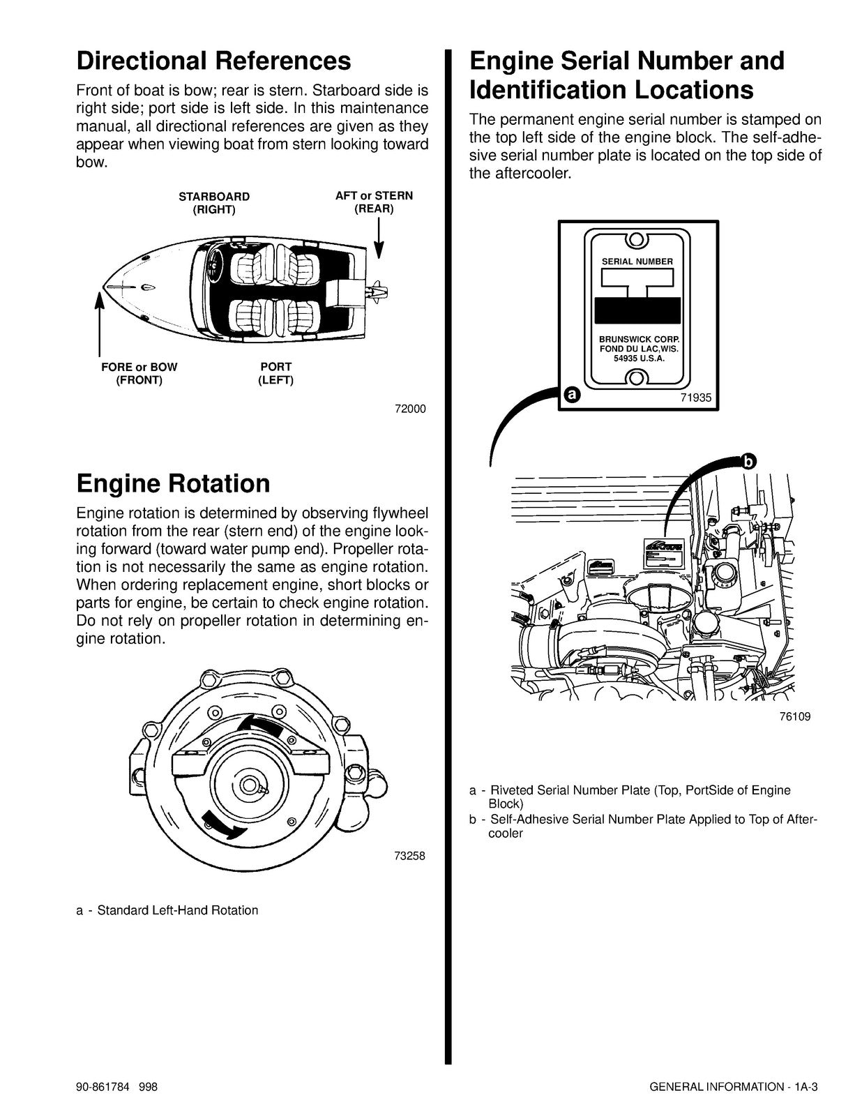 MERCURY MERCRUISER NO 27 MARINE ENGINES V8 DIESEL D73L D-TRONIC SERVICE MANUAL