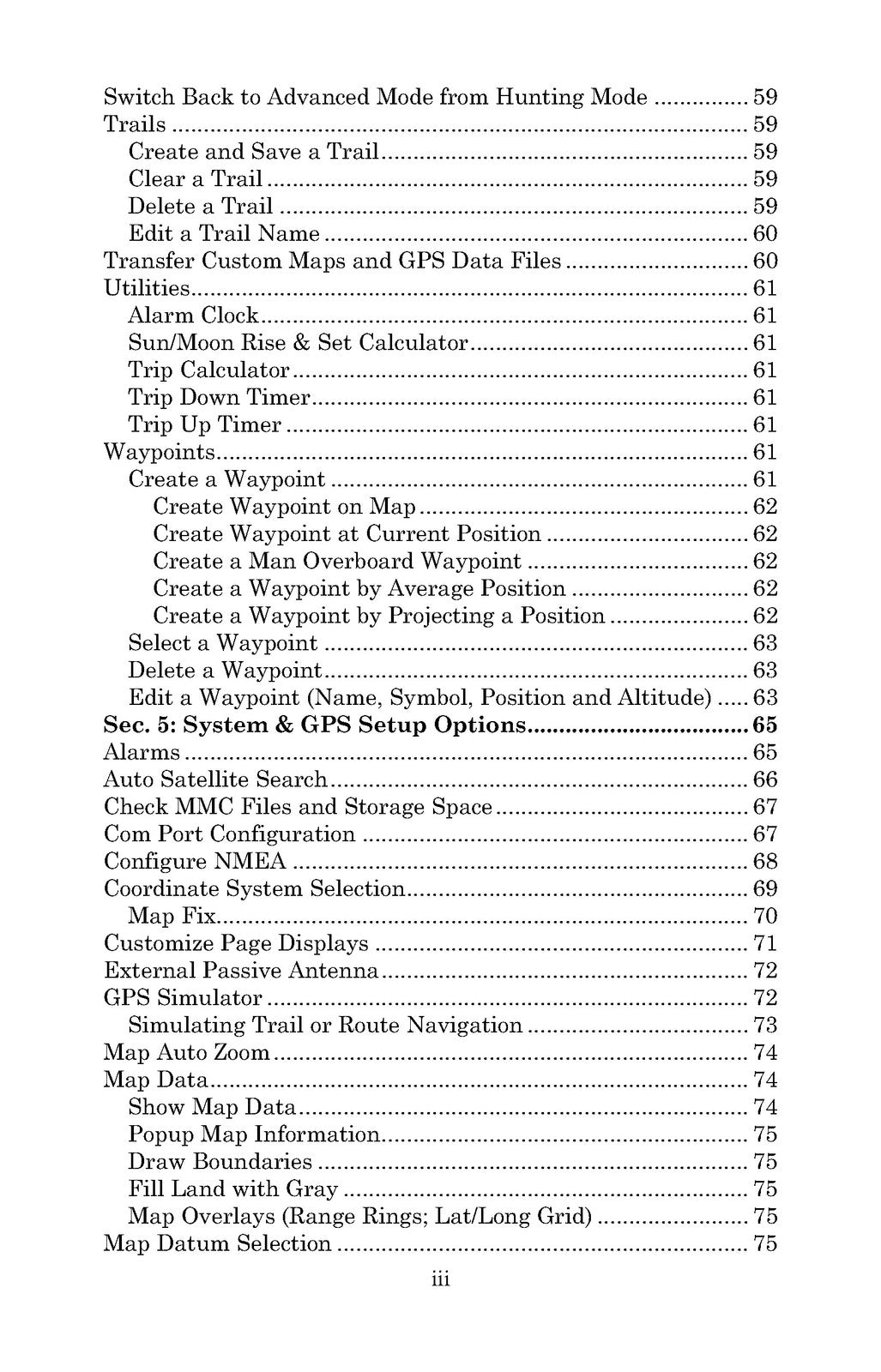 LOWRANCE iFINDER Hunt Handheld Mapping GPS Operation Instructions Manual - BOUND