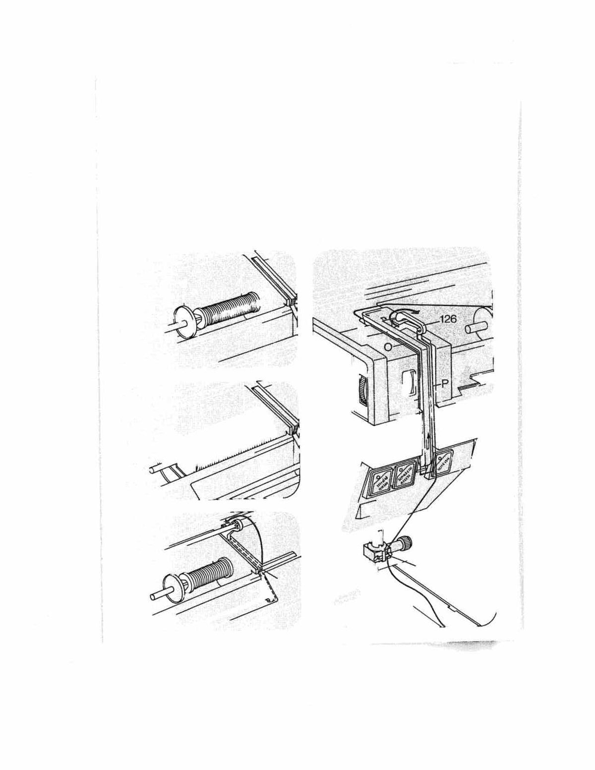BERNINA 1047 1067 Sewing Machine Instruction Manual - WIRE BOUND - TOUGH COVERS