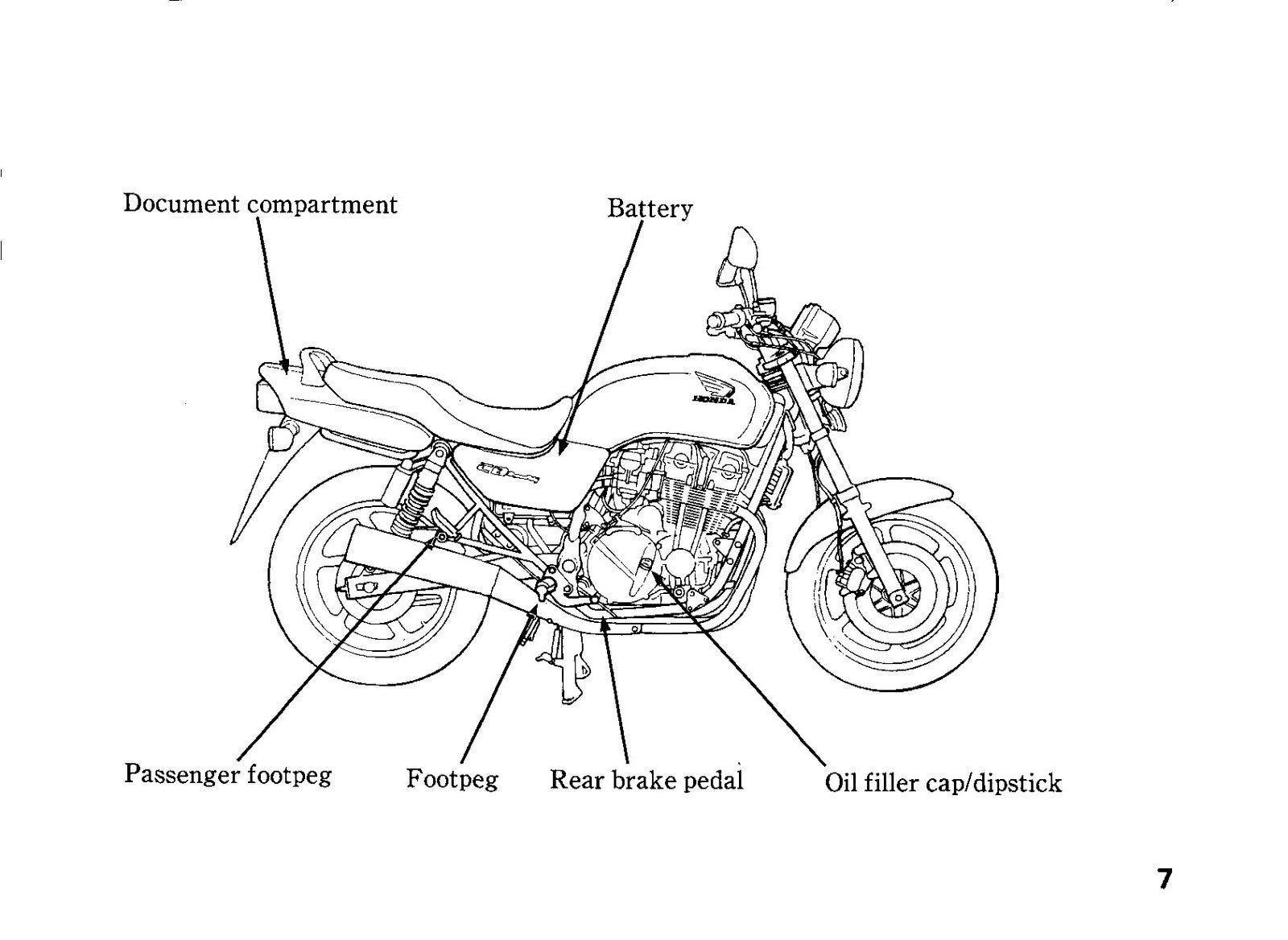 HONDA CB750F2 Motorcycle Owners Manual 1991 - BOUND - COVERS - XL FOLDOUT PAGES