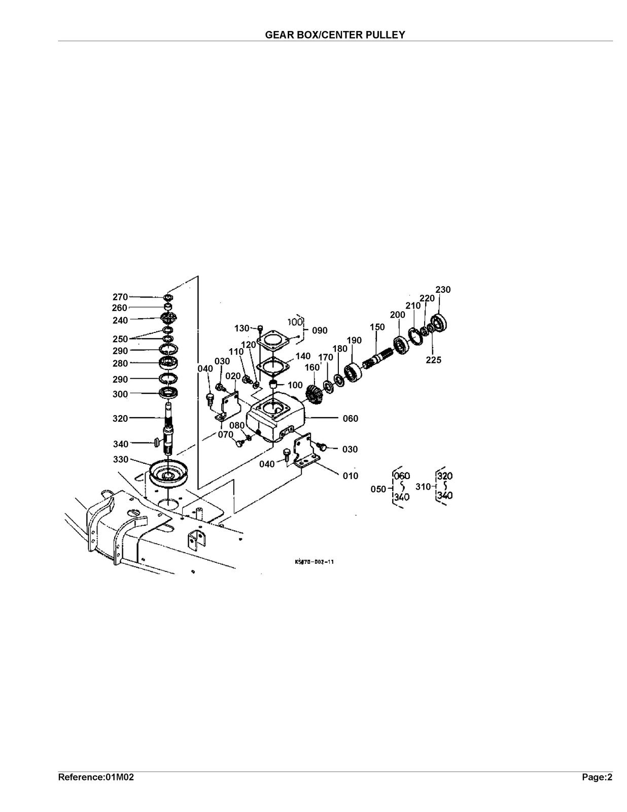 KUBOTA RC72-36A-Revised Parts Manual - STEEL WIRE BOUND - PROTECTIVE COVERS