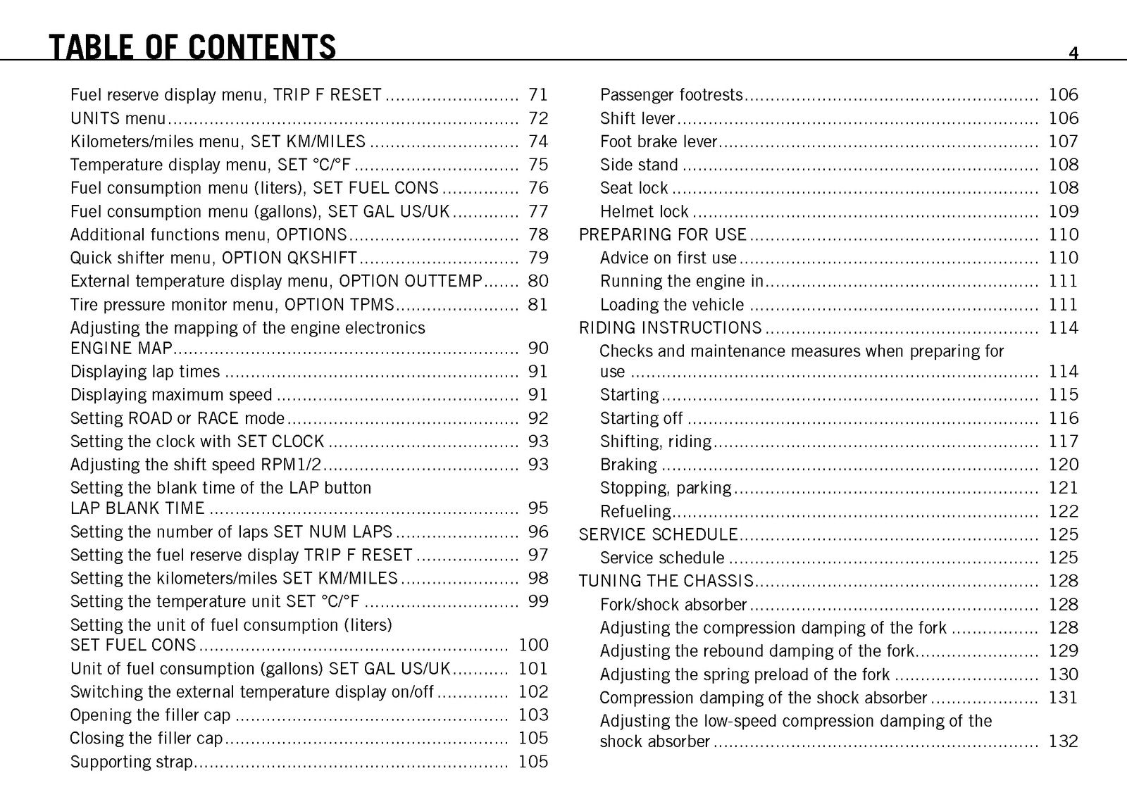 KTM 1190 RC8 R Owners Manual 2012 - STEEL WIRE BOUND - PROTECTIVE COVERS