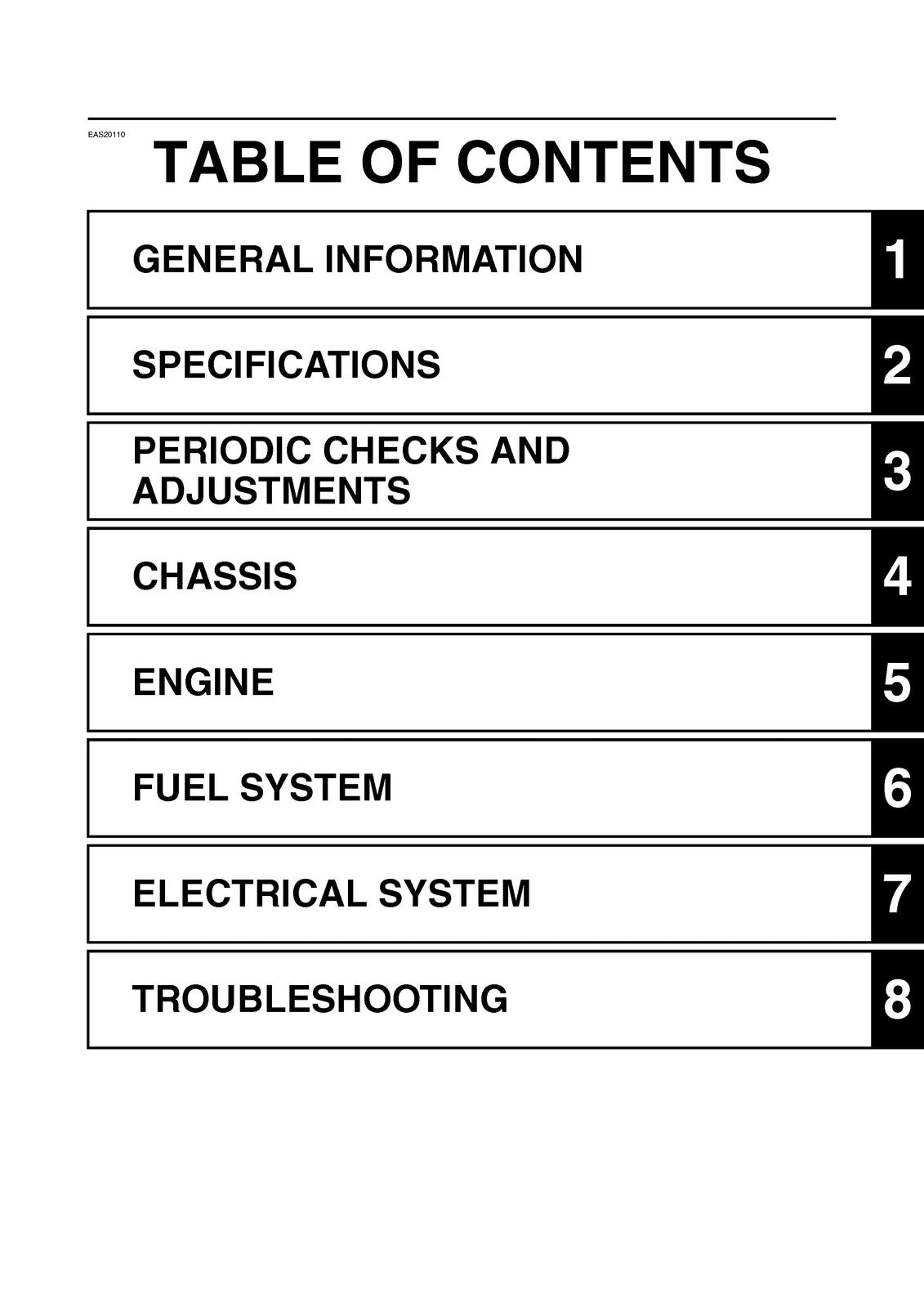 YAMAHA SR400 SR400E Service Manual 2014 - BOUND - COVERS - XL FOLDOUT PAGES