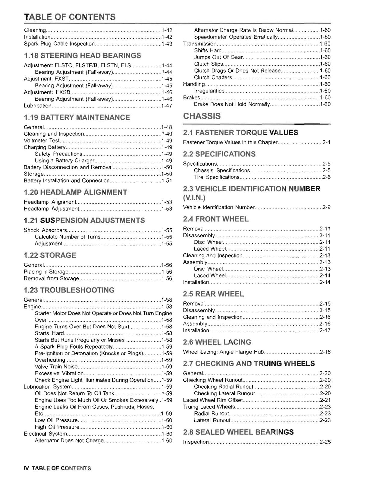 HARLEY DAVIDSON 2015 Softail Models Service Manual - BOUND - COVERS - FOLDOUTS