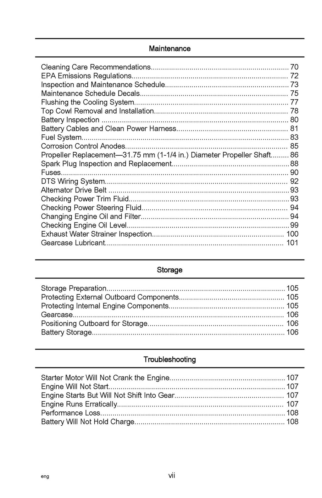 MERCURY VERADO V8, SeaPro V8 Operation Manual 2018 - WIRE BOUND - COVERS