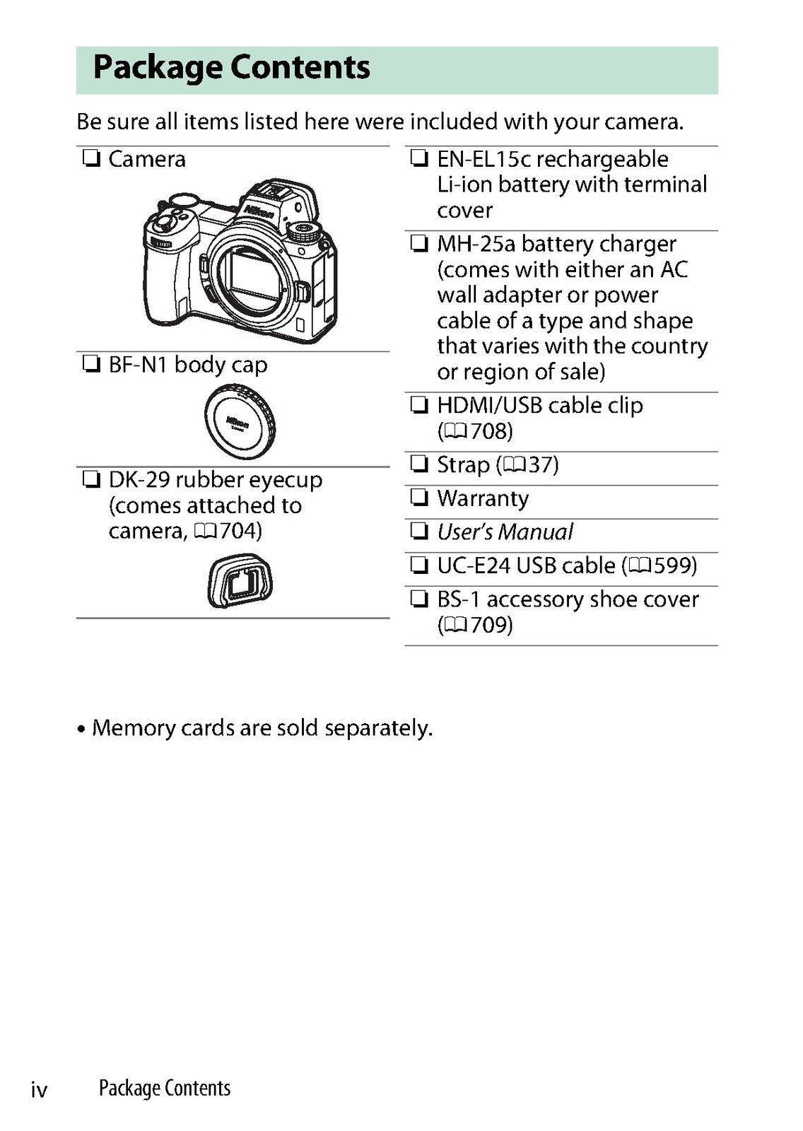 NIKON Z7 II Z6 II Digital Camera Reference Manual - WIRE BOUND - TOUGH COVERS