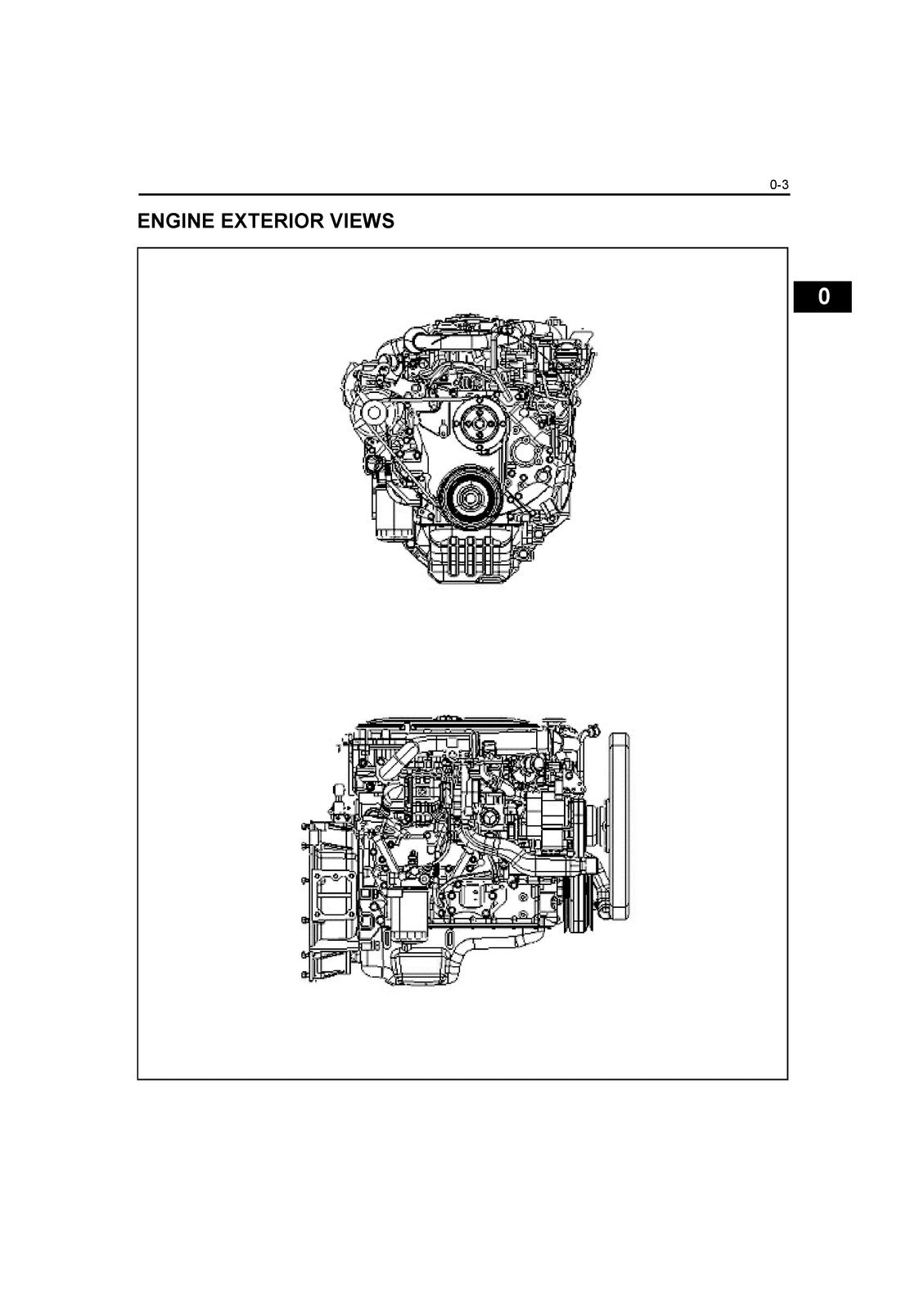 HINO 300 Series N04C 40L Diesel Engine Workshop Manual - WIRE BOUND - COVERS