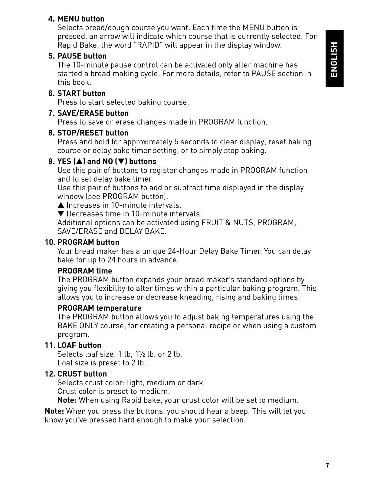 BREADMAN TR2700 Bread Maker Machine User Manual in English - WIRE BOUND - COVERS