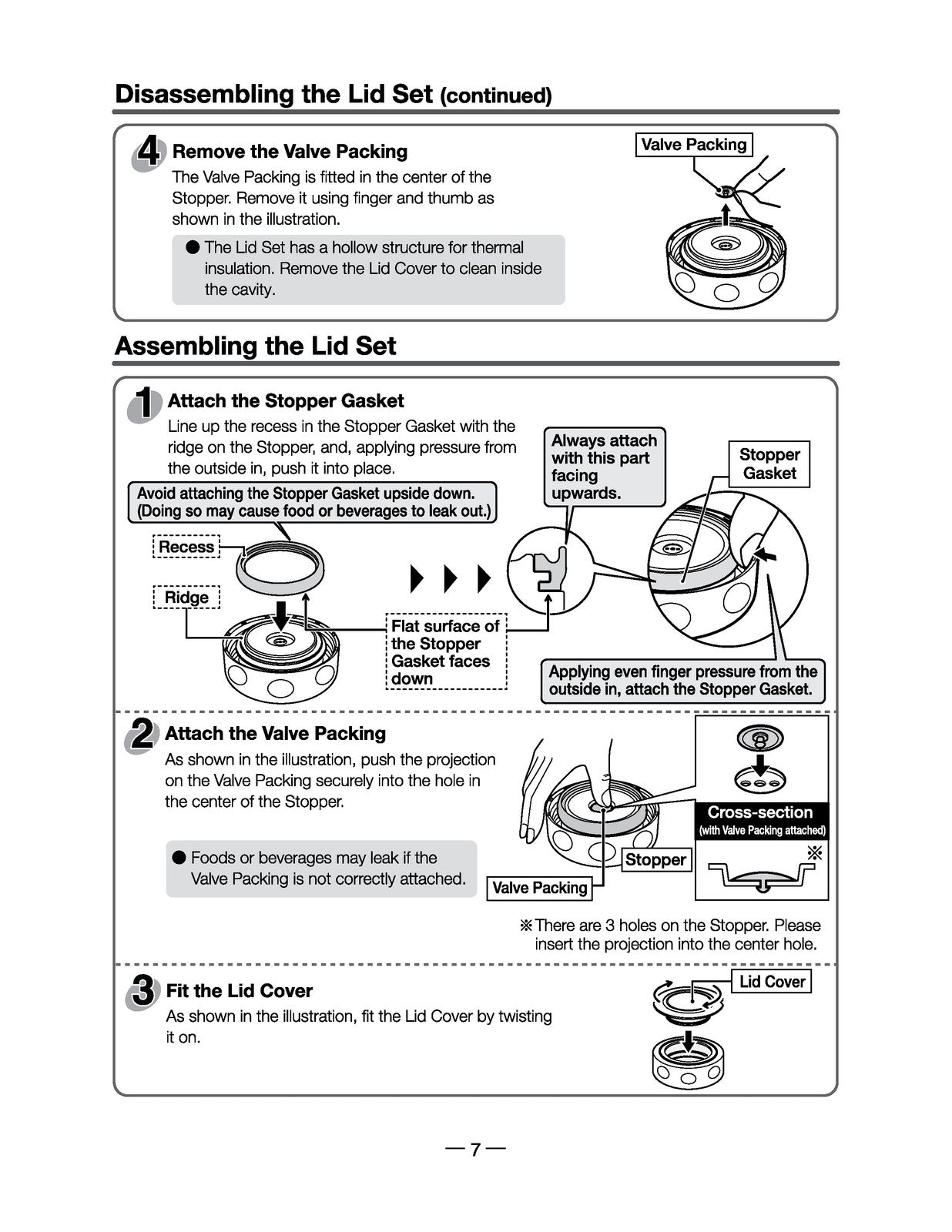 ZOJIRUSHI SW-EXE Stainless Steel Food Jar Instruction Manual - WIRE BOUND