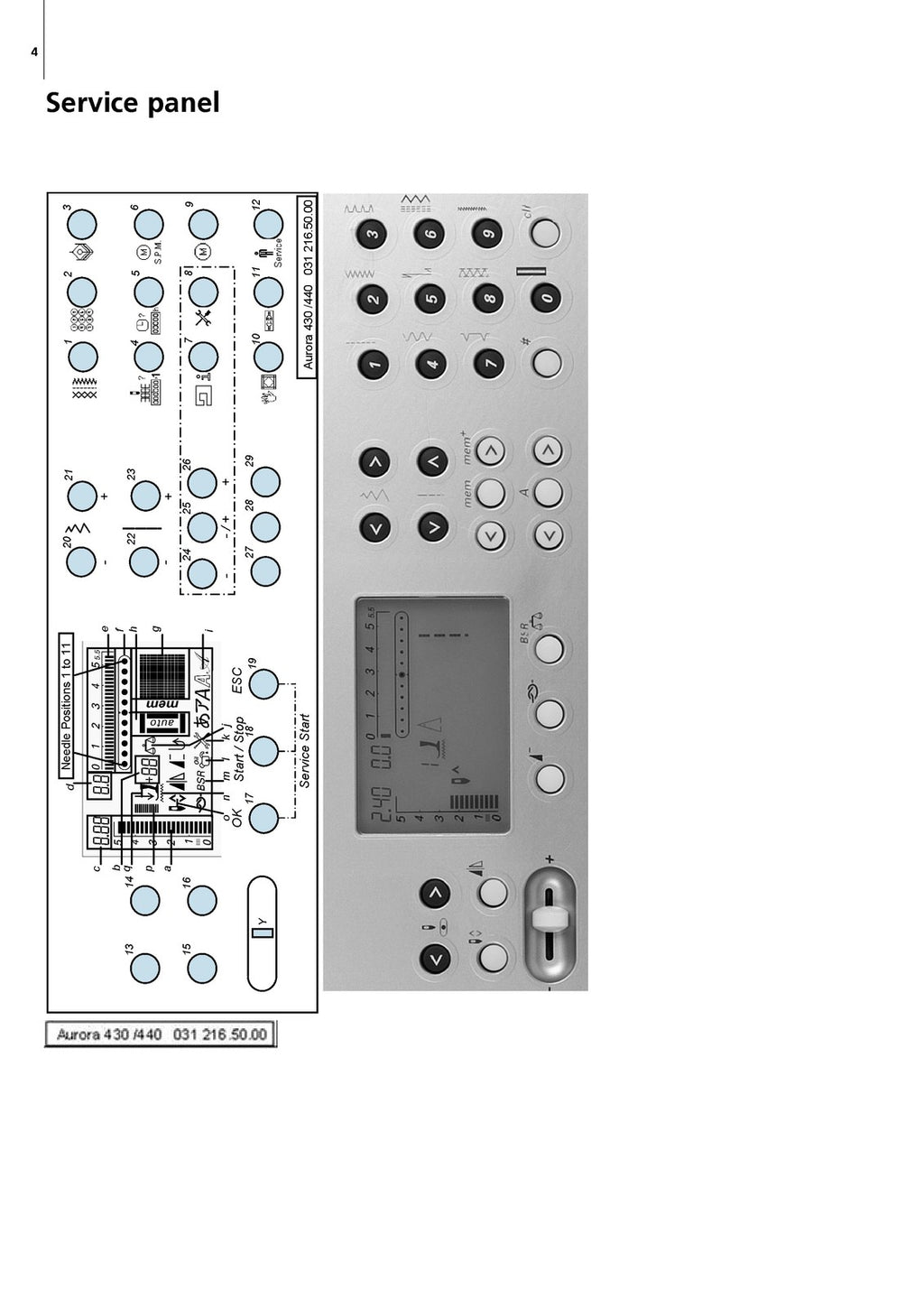 BERNINA Aurora 430 440 QE SERVICE MANUAL - STEEL WIRE BOUND - PROTECTIVE COVERS