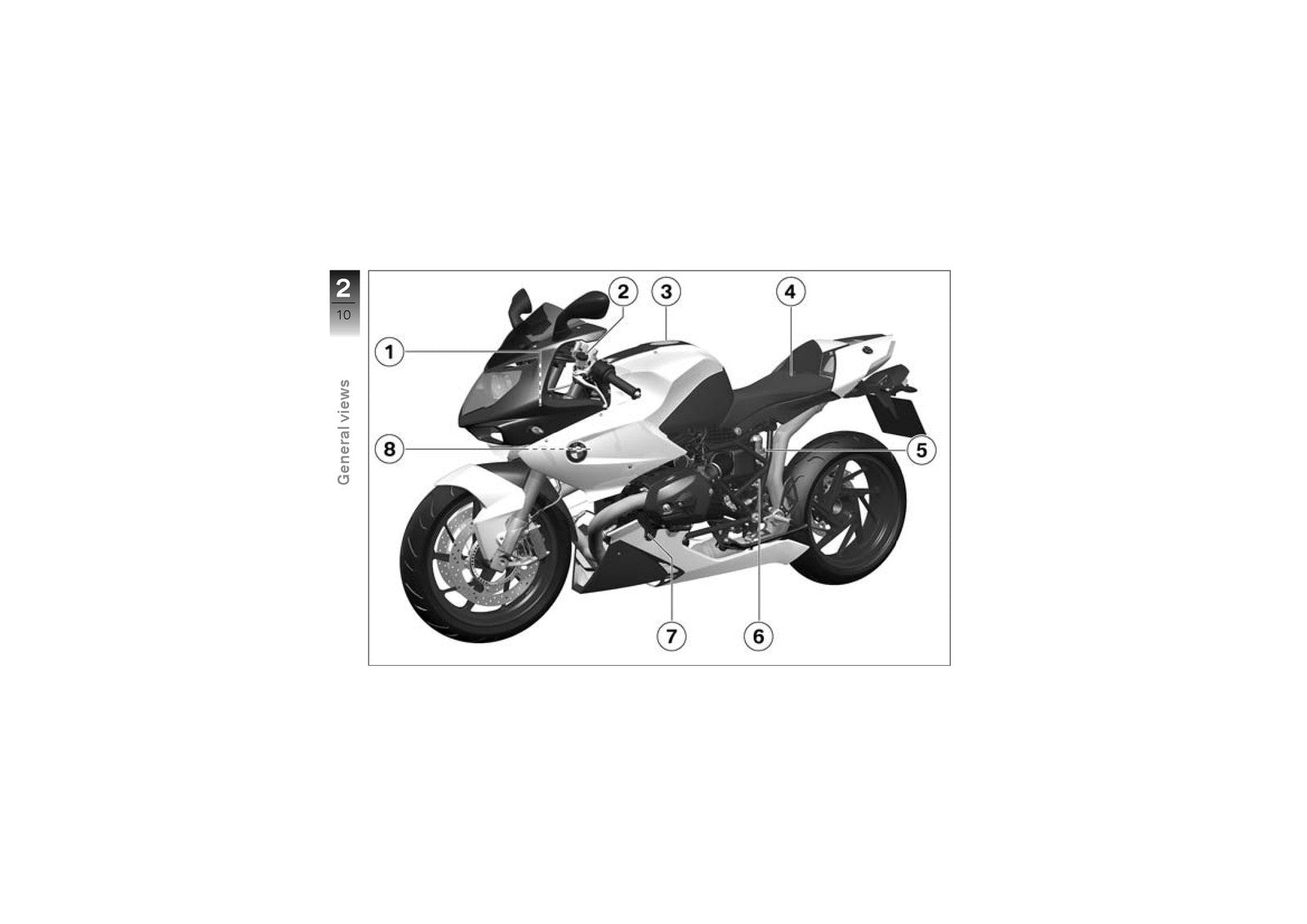 BMW HP2 Sport Motorcycle Riders Manual 2008 - STEEL WIRE BOUND - TOUGH COVERS
