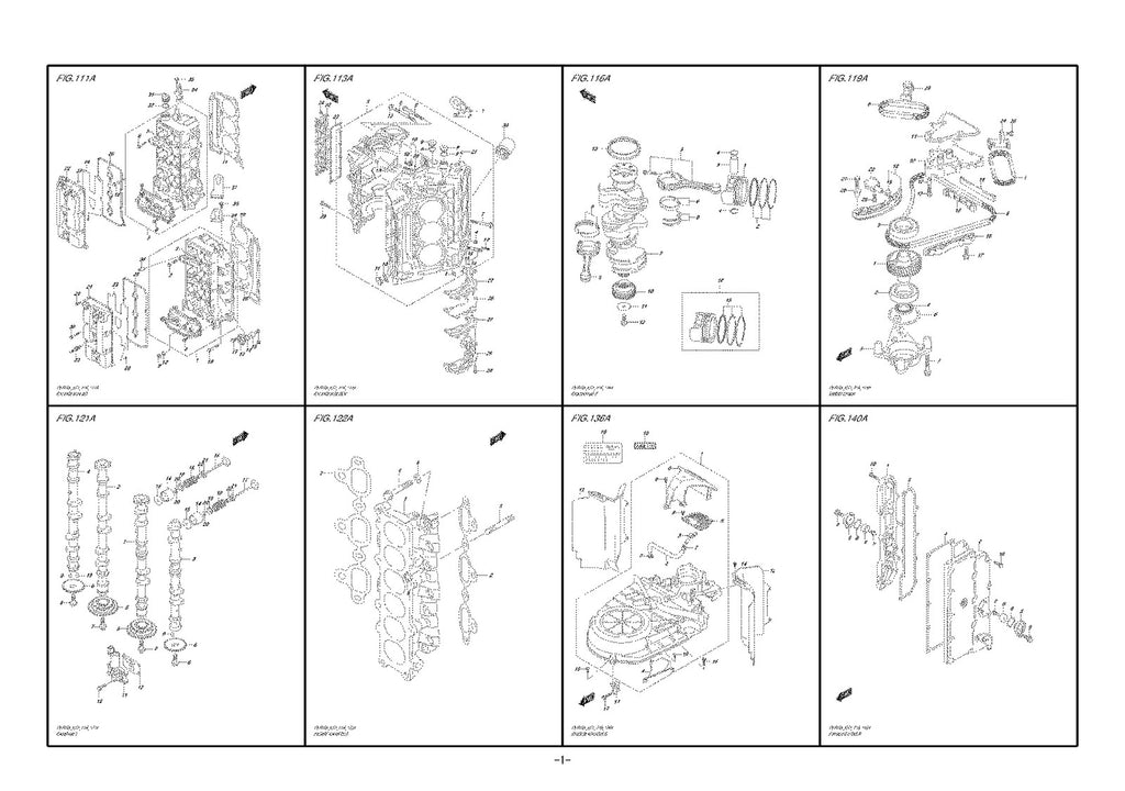 SUZUKI DF300AP DF250AP PARTS CATALOGUE - STEEL WIRE BOUND - PROTECTIVE COVERS