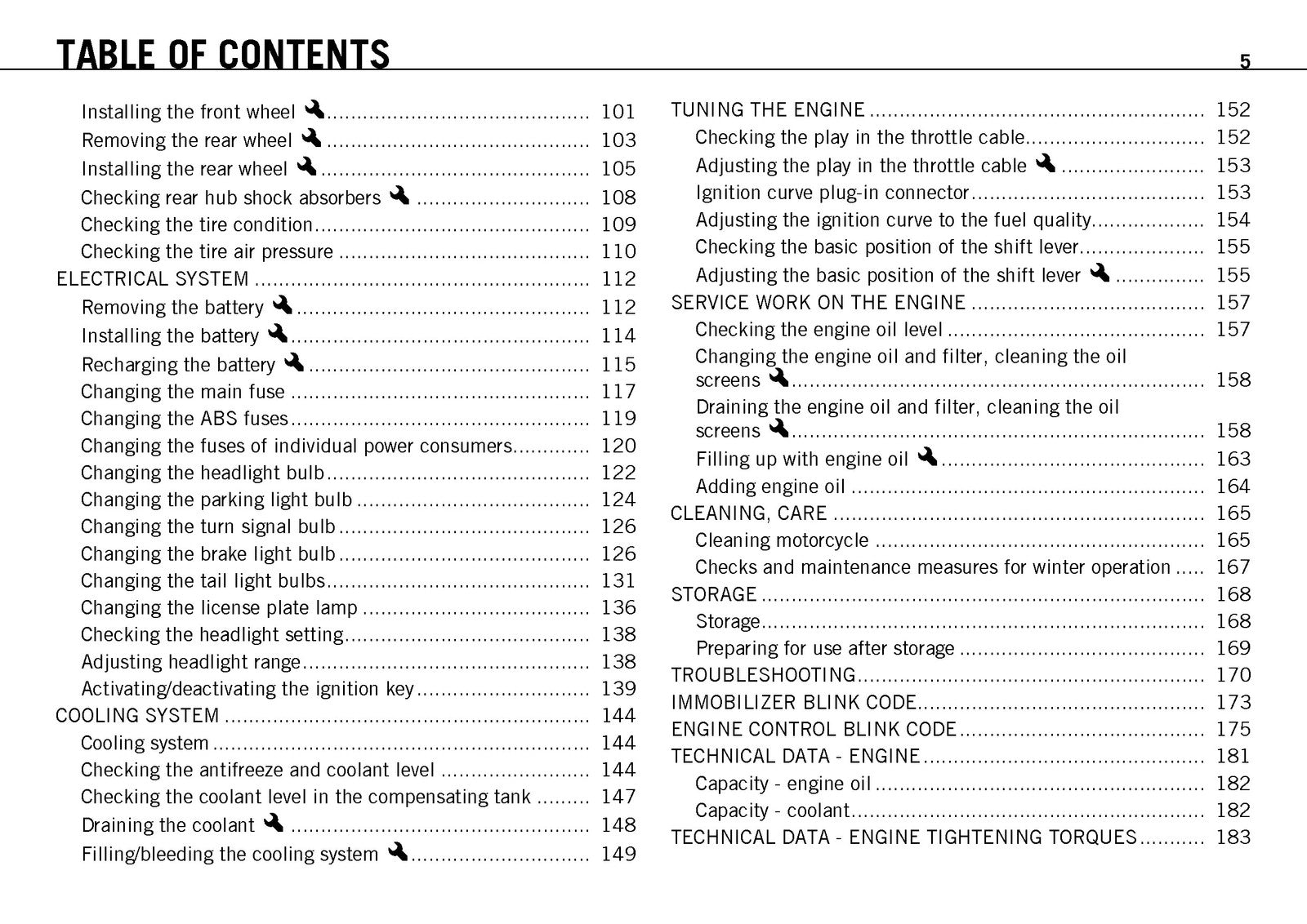 KTM 990 Supermoto T EU AUS UK FR Owners Manual 2012 - WIRE BOUND - TOUGH COVERS