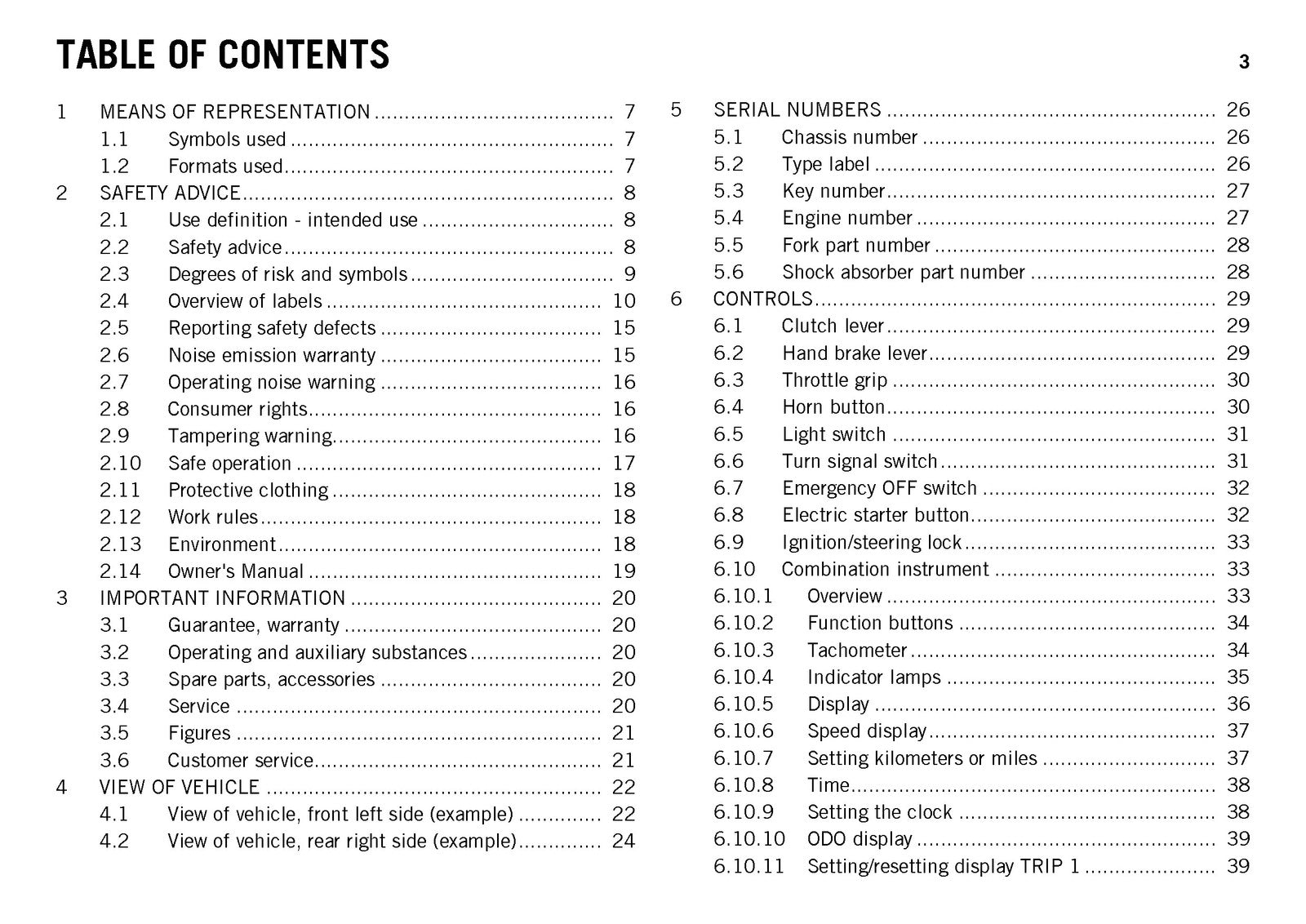 KTM 690 Enduro R USA Owners Manual 2014 - STEEL WIRE BOUND - PROTECTIVE COVERS