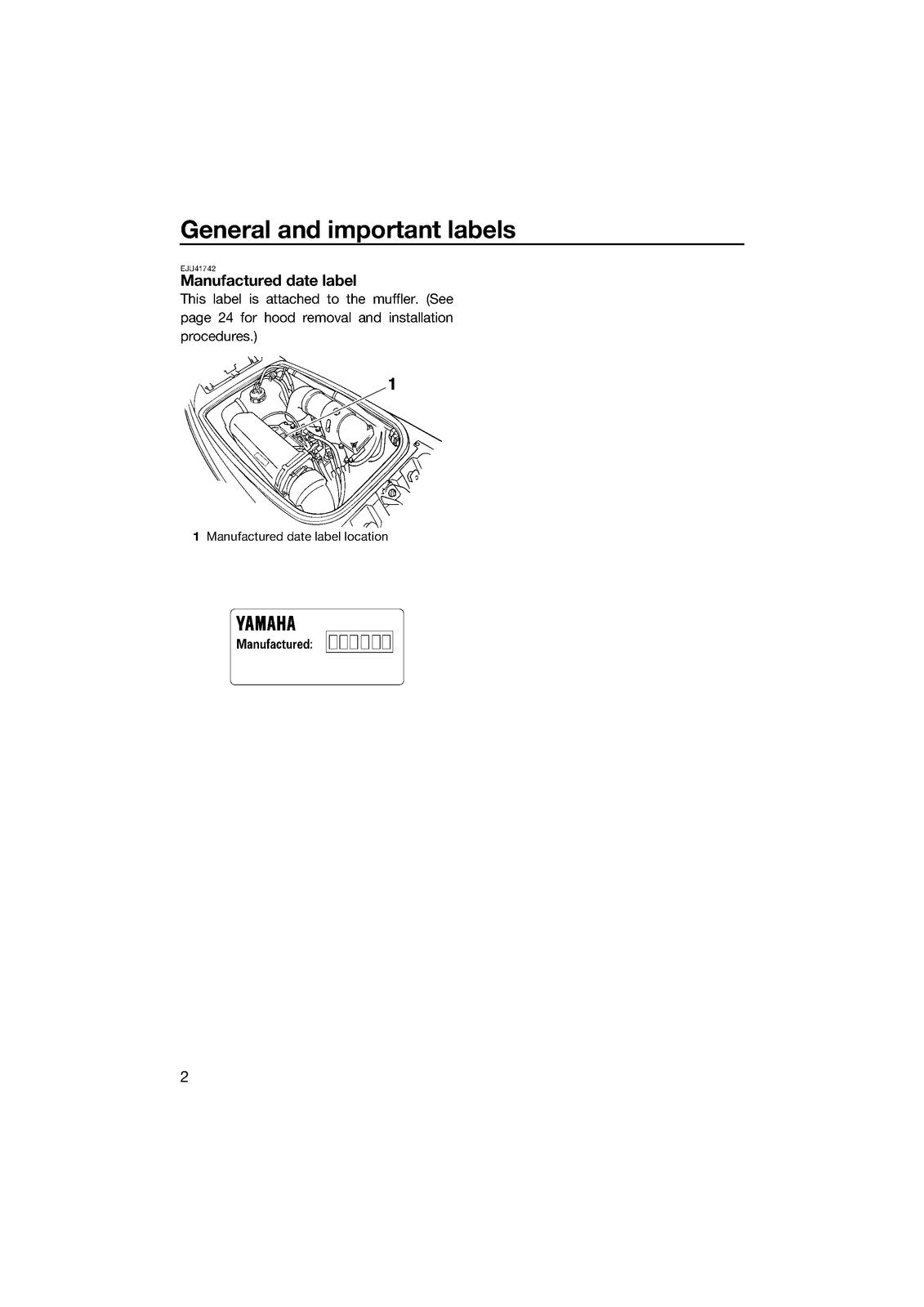 YAMAHA WaveRunner SuperJet Owners Operators Manual 2014 - WIRE BOUND - COVERS