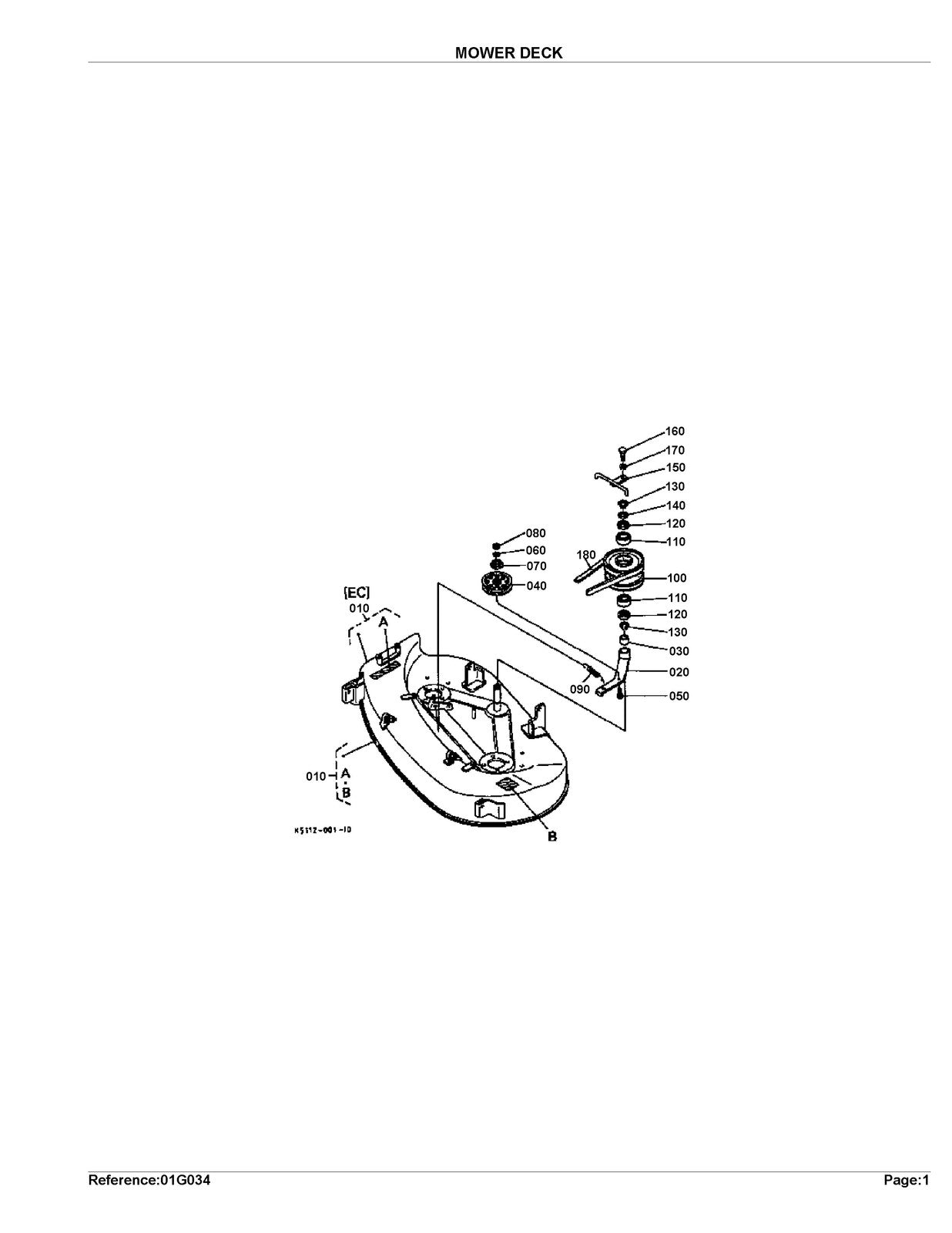 KUBOTA RCK40LT Parts Manual - STEEL WIRE BOUND - PROTECTIVE COVERS