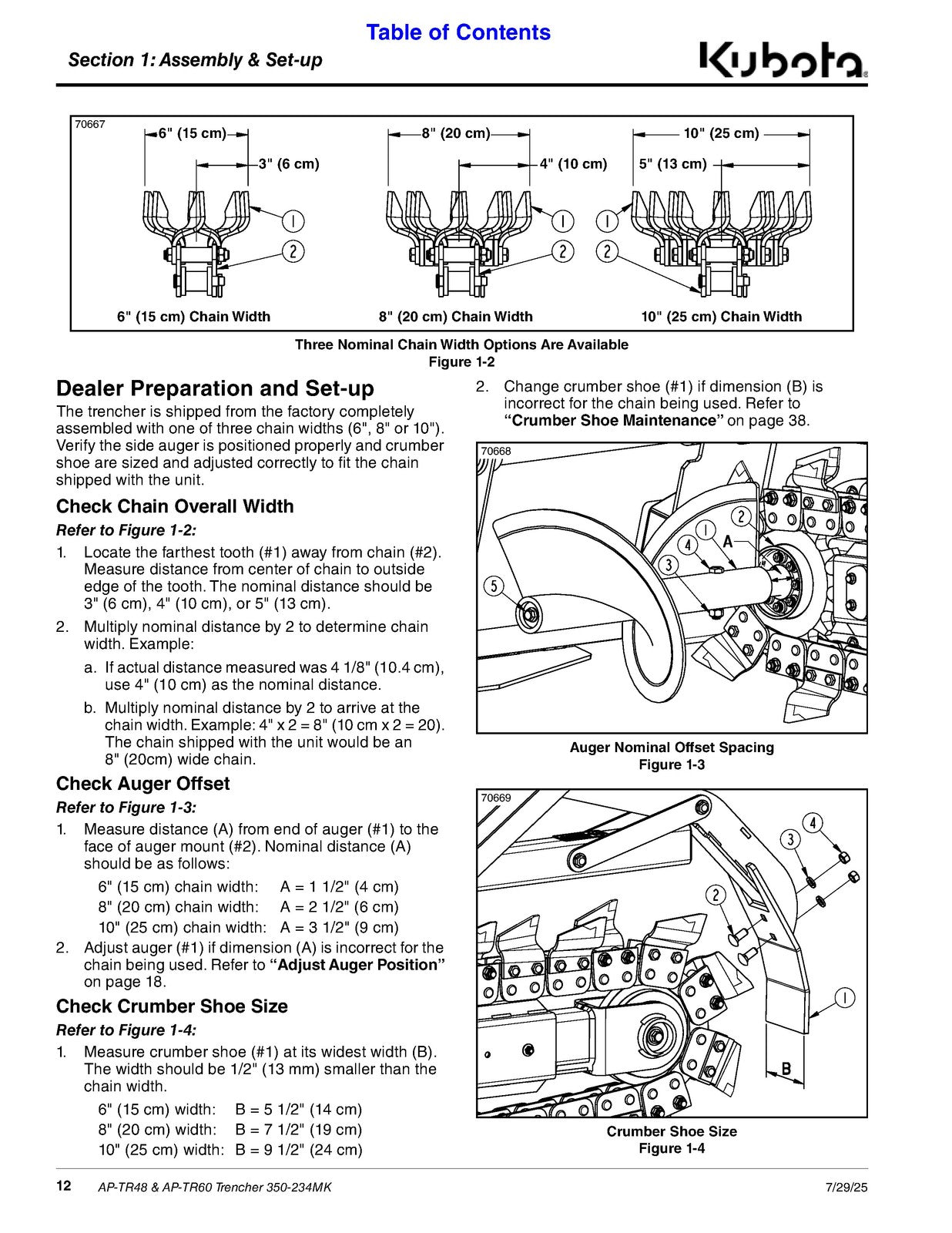 LAND PRIDE TR Series Trenchers Operators Manual - WIRE BOUND - TOUGH COVERS