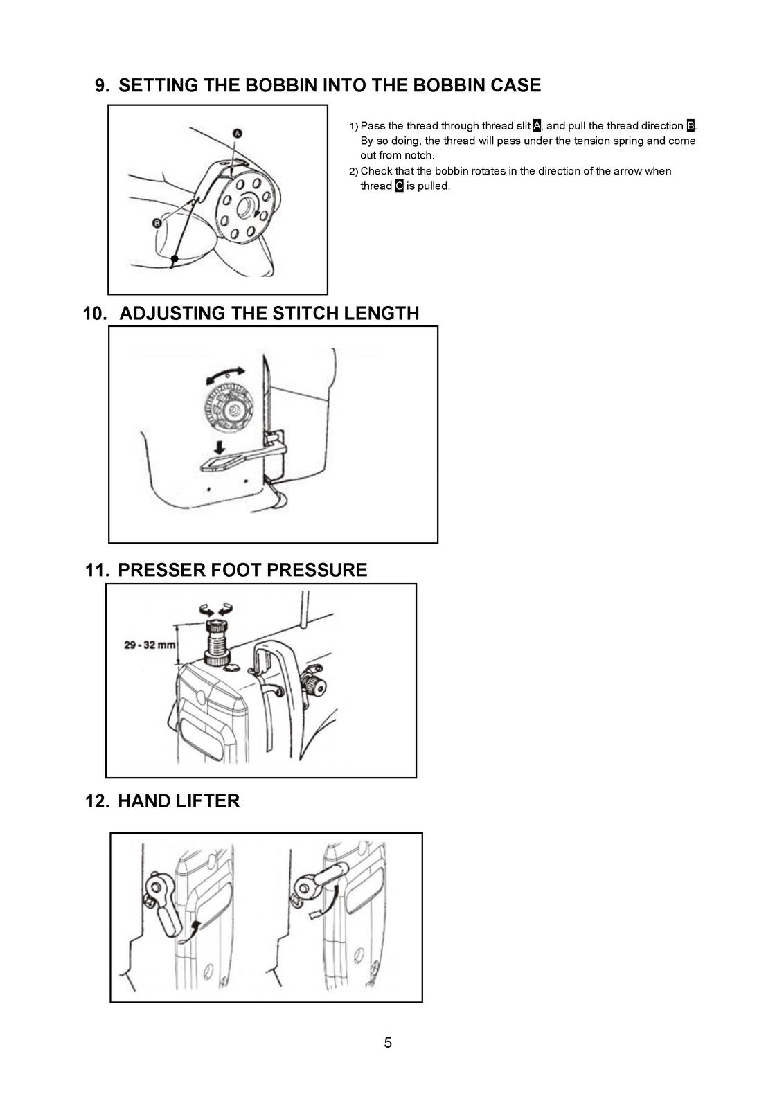 ALFA A1920 Sewing Machine Instruction Manual - STEEL WIRE BOUND - TOUGH COVERS