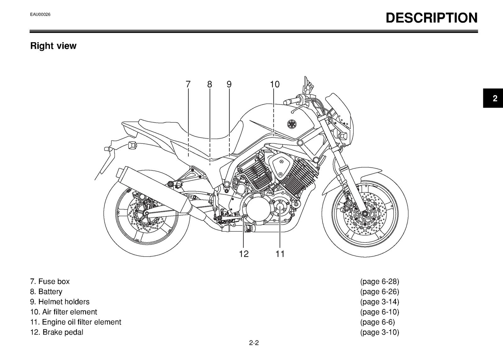 YAMAHA BT1100 Motorcycle Owners Manual 2001 - STEEL WIRE BOUND - TOUGH COVERS