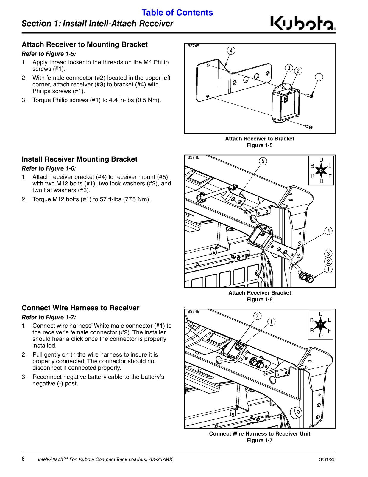 LAND PRIDE Intell-attach Operators Manual - STEEL WIRE BOUND - TOUGH COVERS