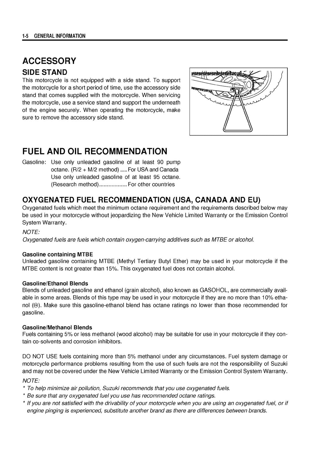 SUZUKI RM-Z450 Owners Service Manual 2016 - STEEL WIRE BOUND - PROTECTIVE COVERS