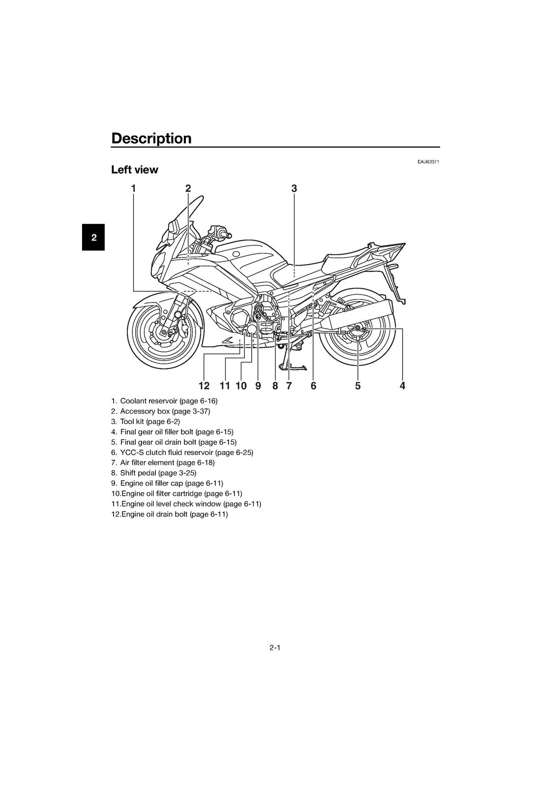 YAMAHA FJR1300D-AS FJR1300AS Motorcycle Owners Manual 2020 - WIRE BOUND - COVERS