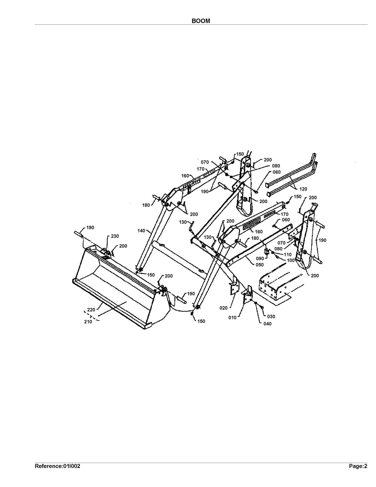 KUBOTA LA300 Loader Illustrated Parts List Manual - WIRE BOUND - TOUGH COVERS