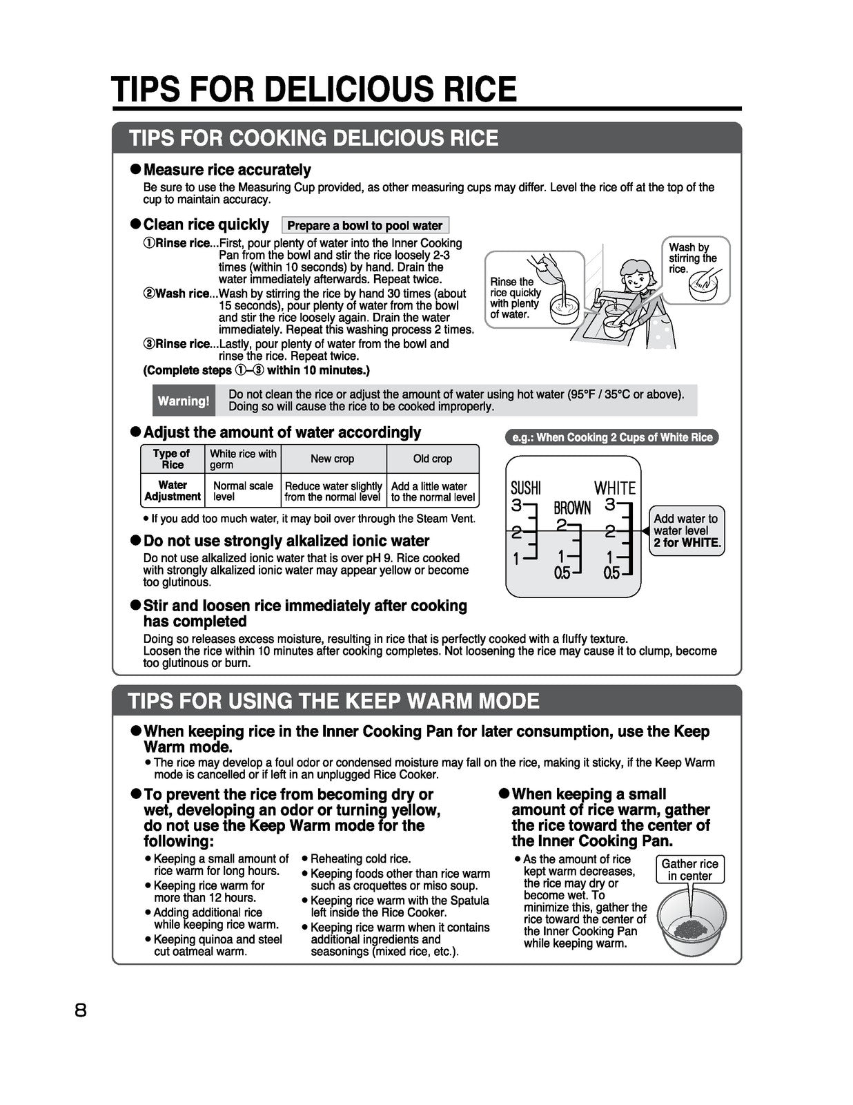 ZOJIRUSHI NL-BAC05 Micom Rice Cooker  Warmer Operating Instructions Manual