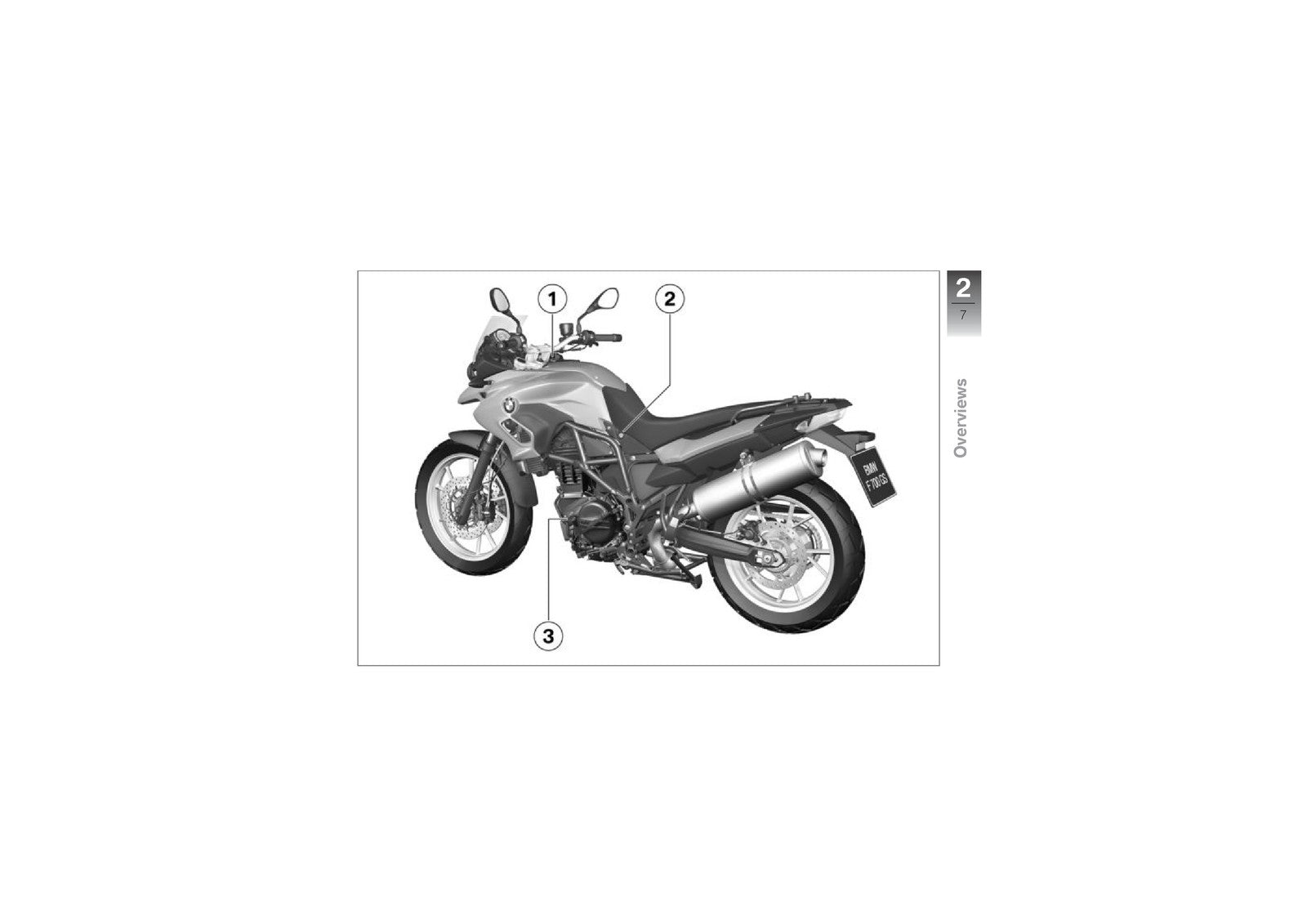 BMW F 700 GS Motorcycle Riders Manual - STEEL WIRE BOUND - PROTECTIVE COVERS