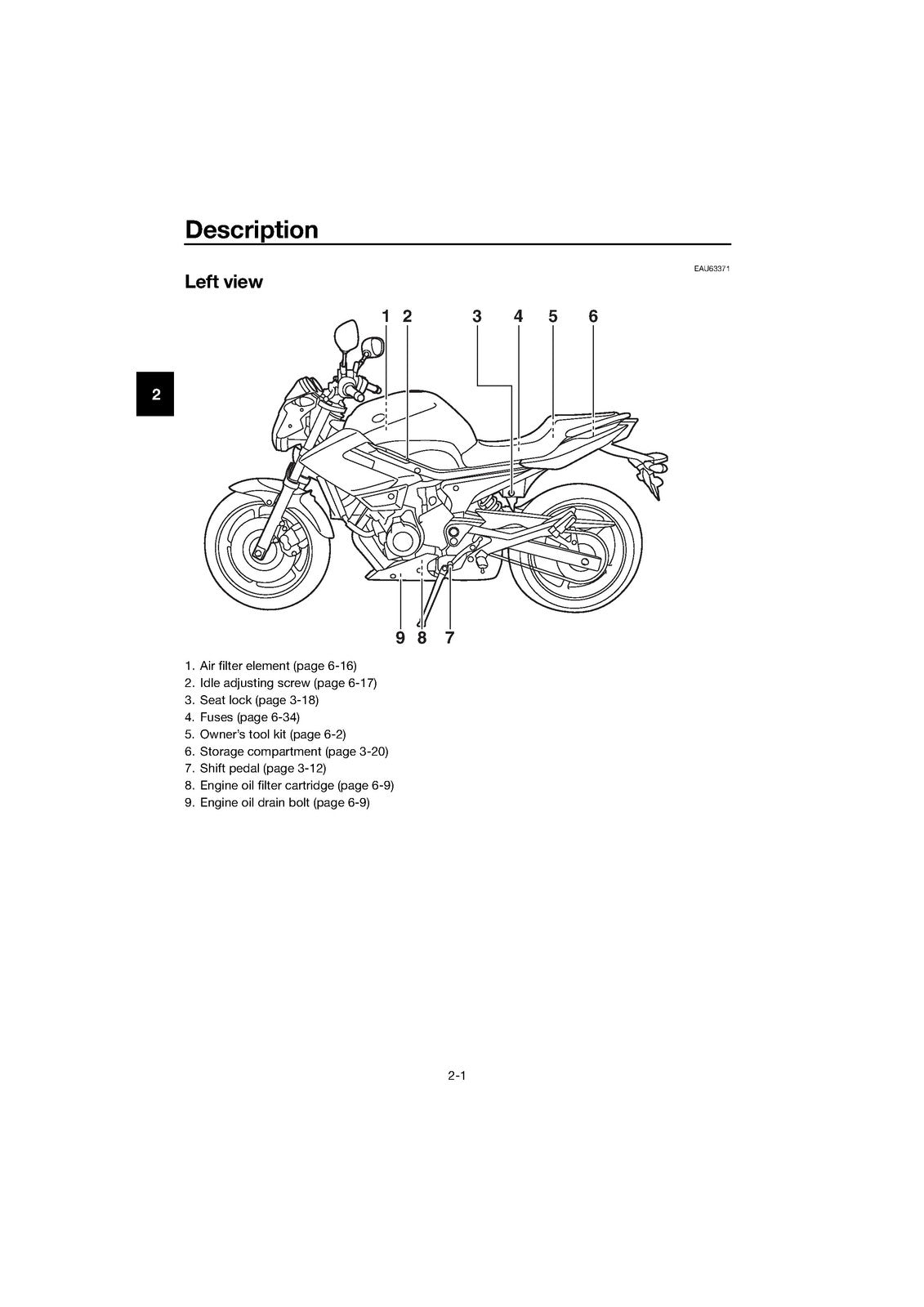 YAMAHA XJ6N XJ6NA XJ6 ABS Motorcycle Owners Manual 2016 - WIRE BOUND - COVERS