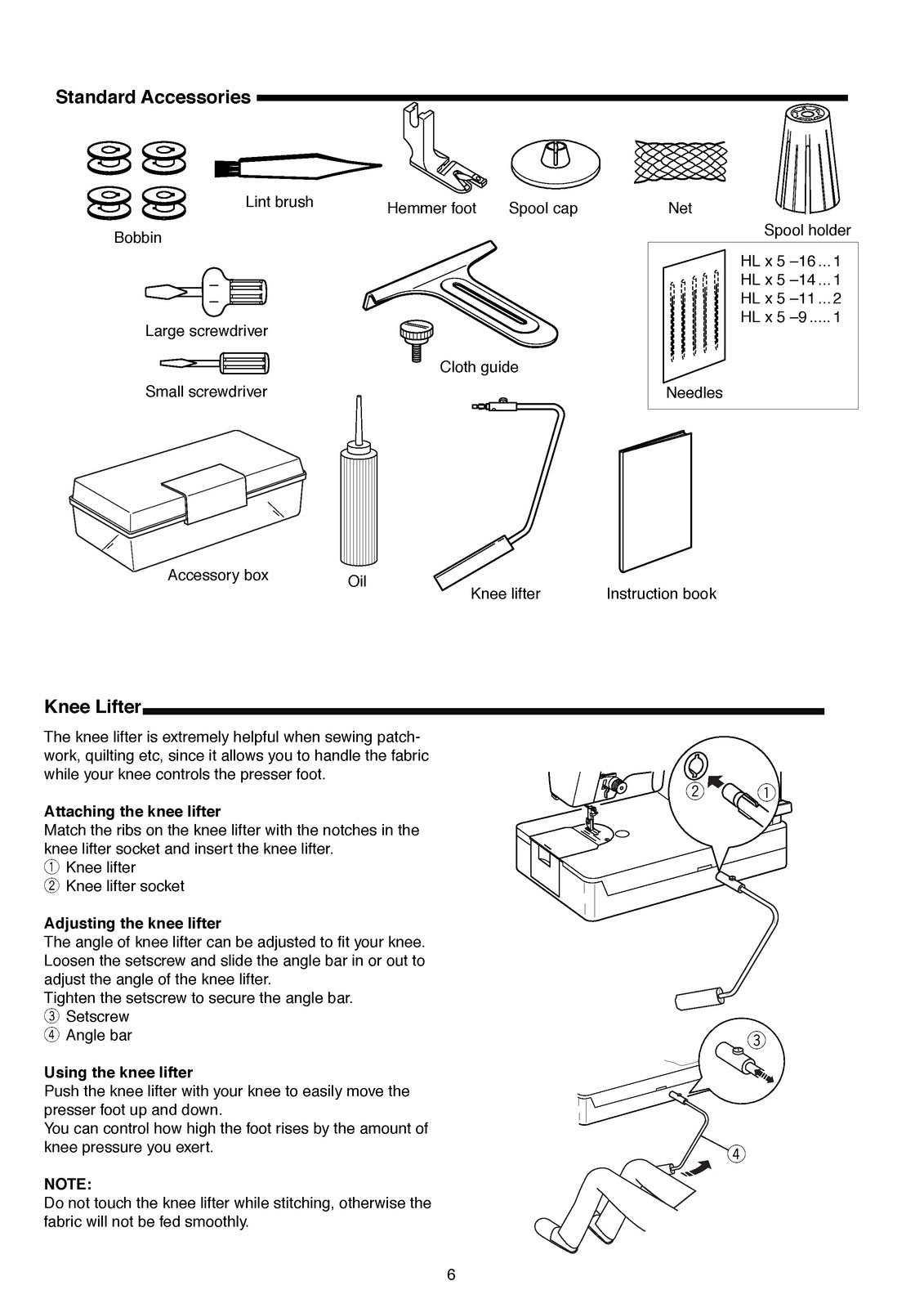 HANDI QUILTER HQ Stitch Model 510 Instruction Manual - WIRE BOUND - COVERS