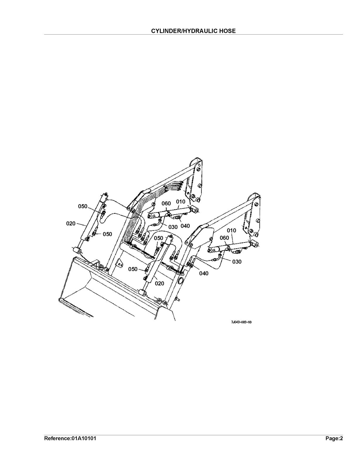 KUBOTA LA272 Loader Illustrated Parts List Manual - WIRE BOUND - TOUGH COVERS