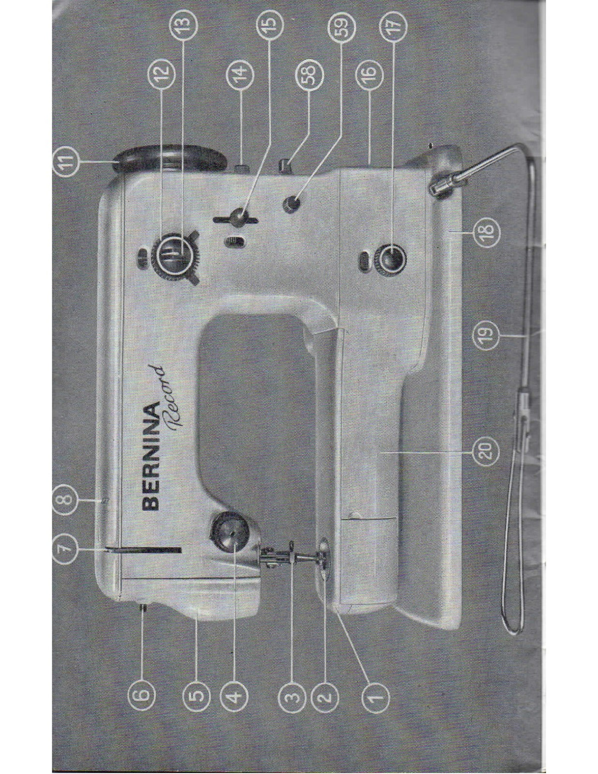 BERNINA 530 532 Instruction Book Manual - STEEL WIRE BOUND - PROTECTIVE COVERS