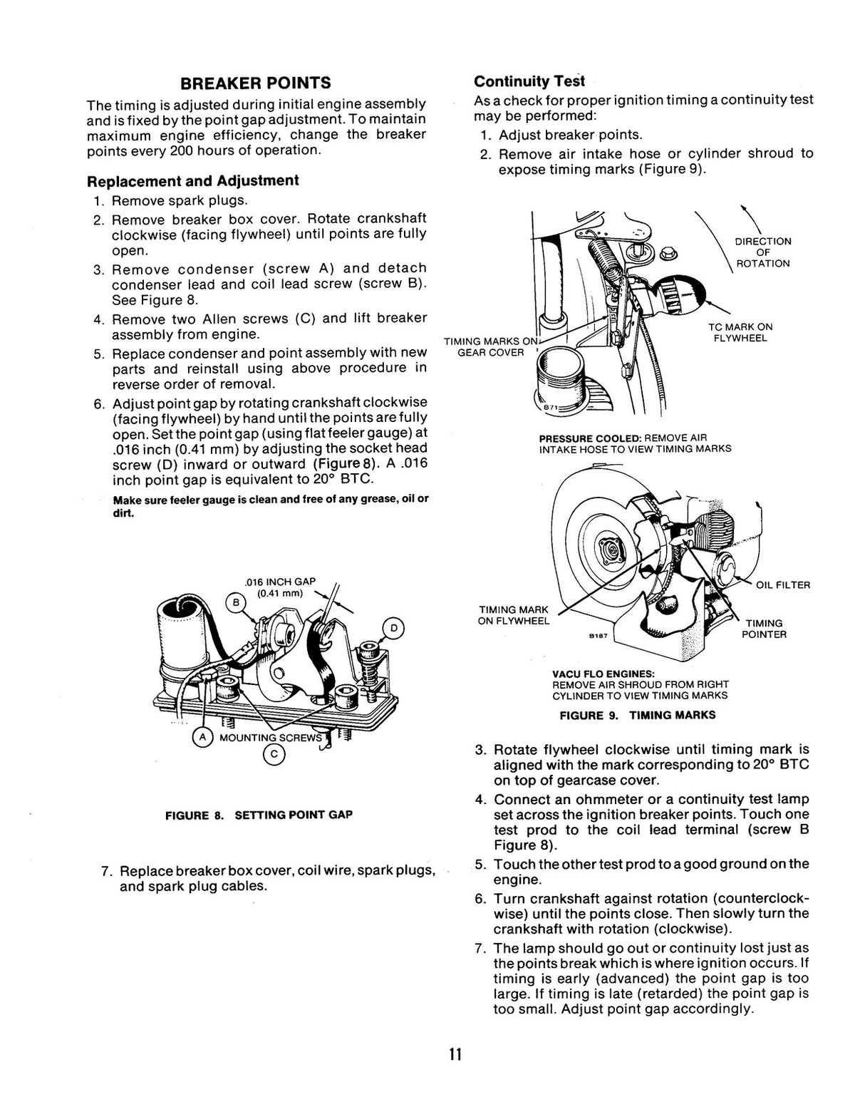 ONAN NHC NHCV Engine Operators Manual 1987 - STEEL WIRE BOUND - TOUGH COVERS