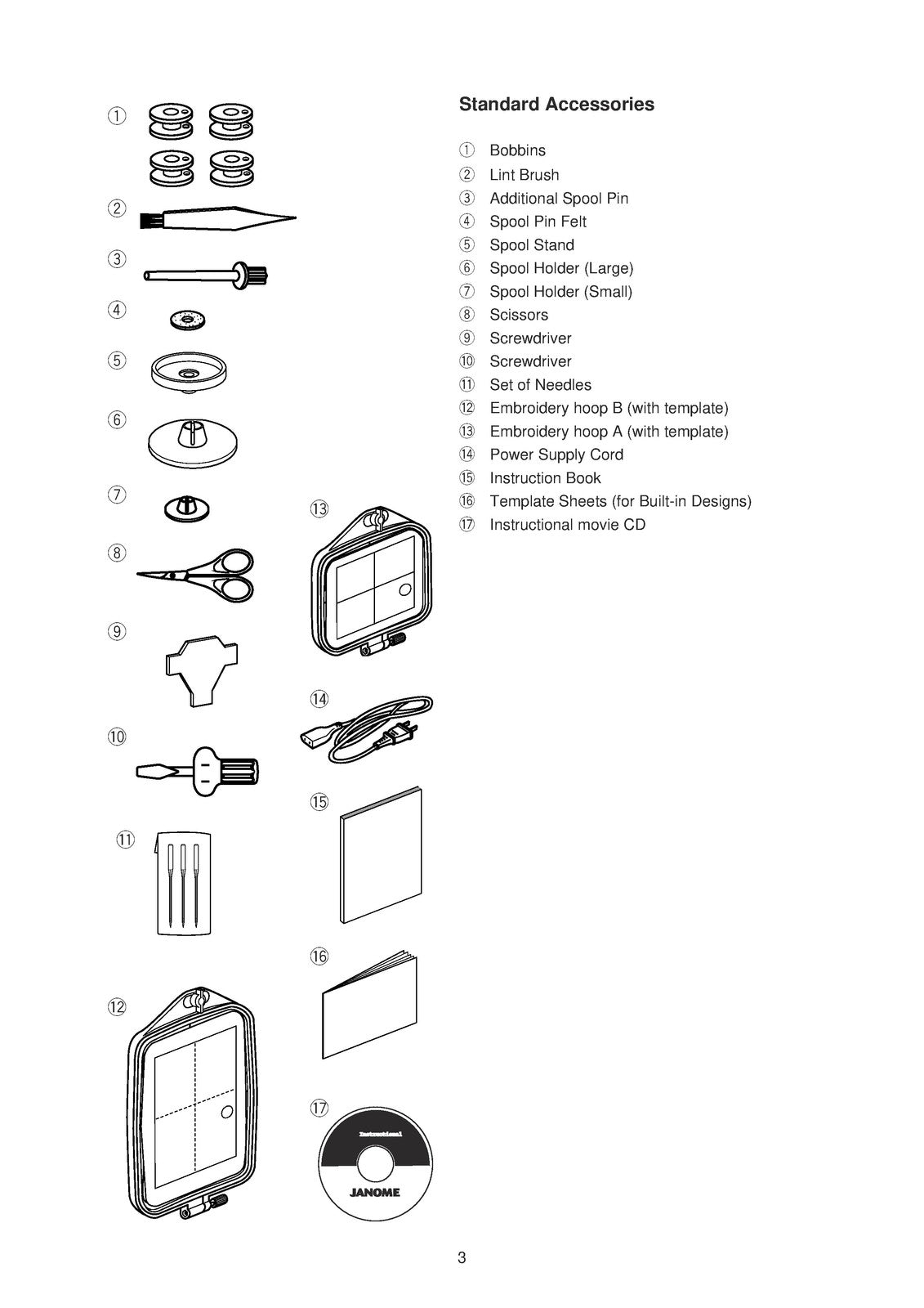 JANOME Memory Craft 350e Instruction Book Manual - WIRE BOUND - TOUGH COVERS