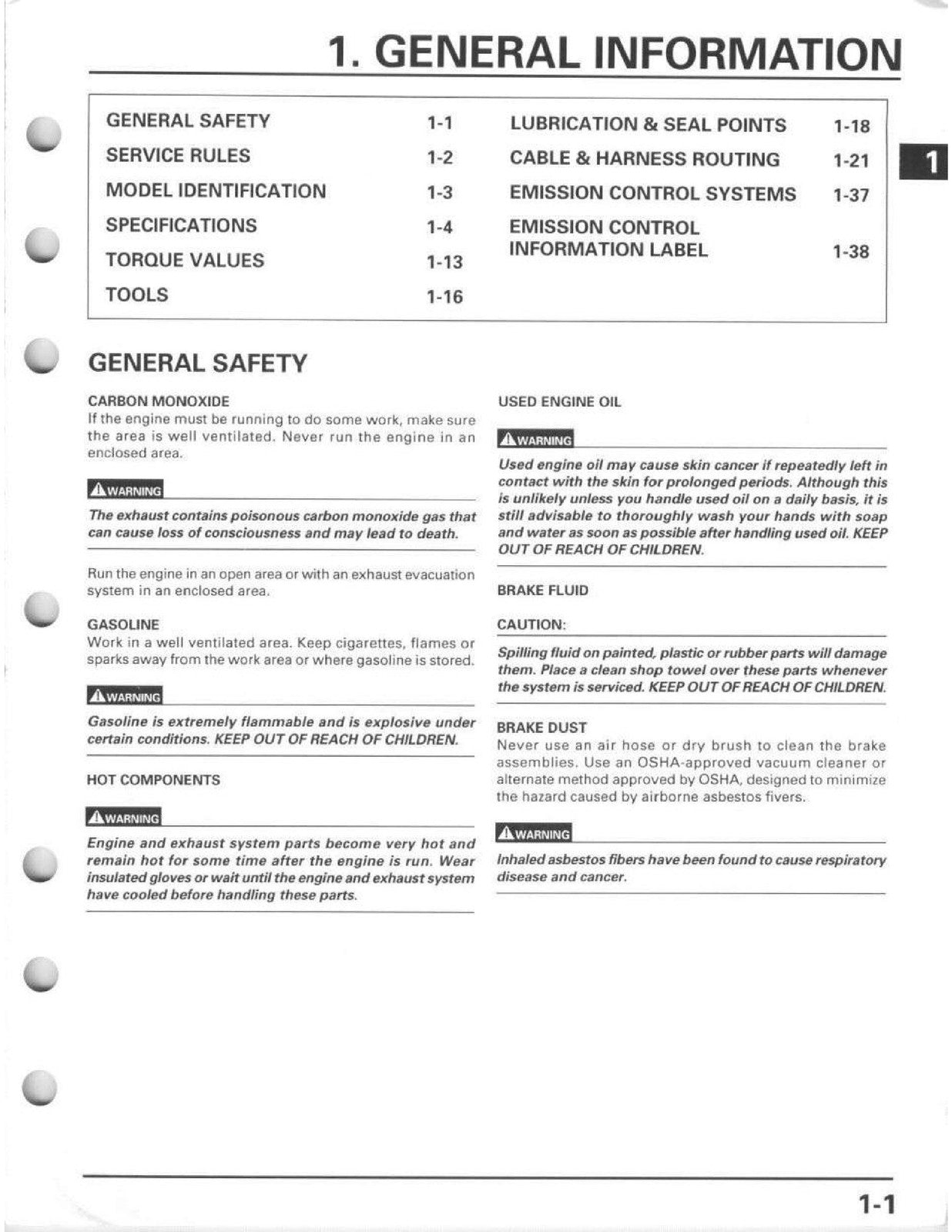 HONDA TRX450 Foreman ATV Service Manual 2001 - STEEL WIRE BOUND - TOUGH COVERS