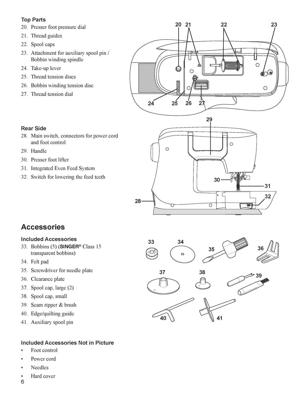 SINGER C240 Sewing Machine Instruction Manual - STEEL WIRE BOUND - TOUGH COVERS
