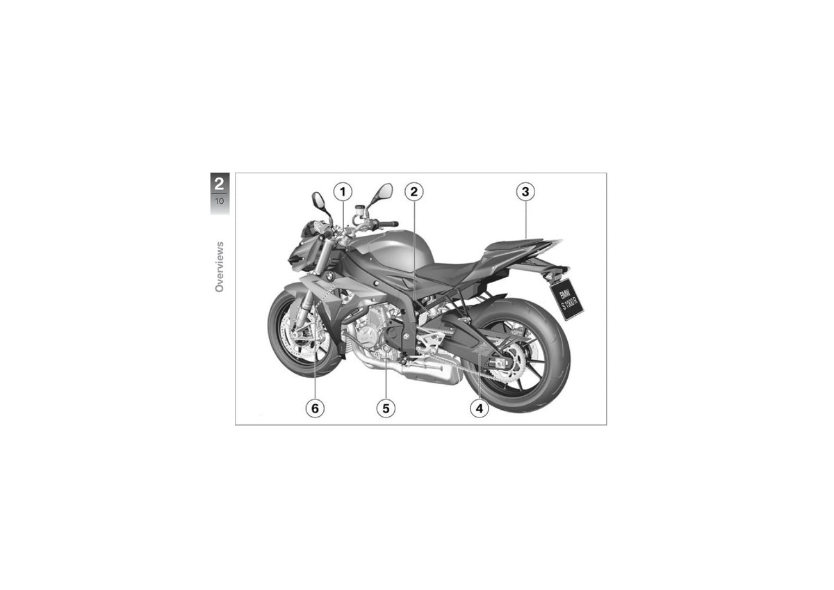 BMW S 1000 R Riders Manual 2016 - STEEL WIRE BOUND - PROTECTIVE COVERS