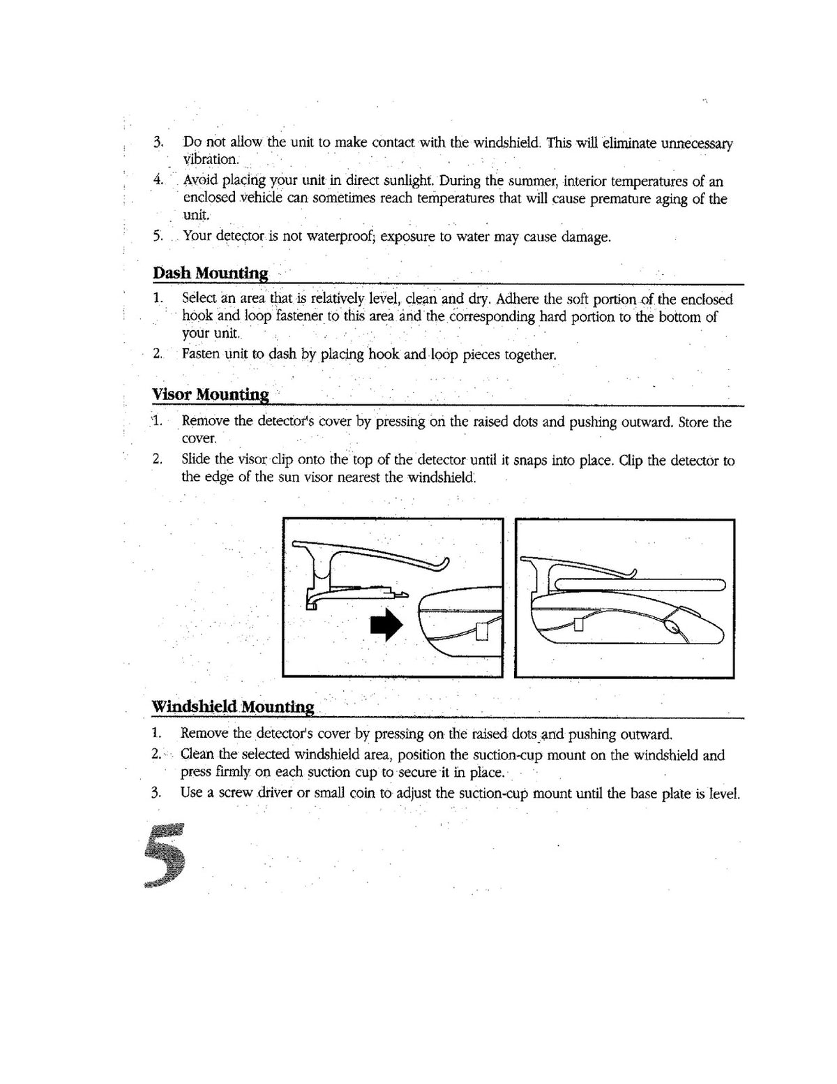 BELTRONICS Express 906 Radar Detector Owners Manual - WIRE BOUND - TOUGH COVERS