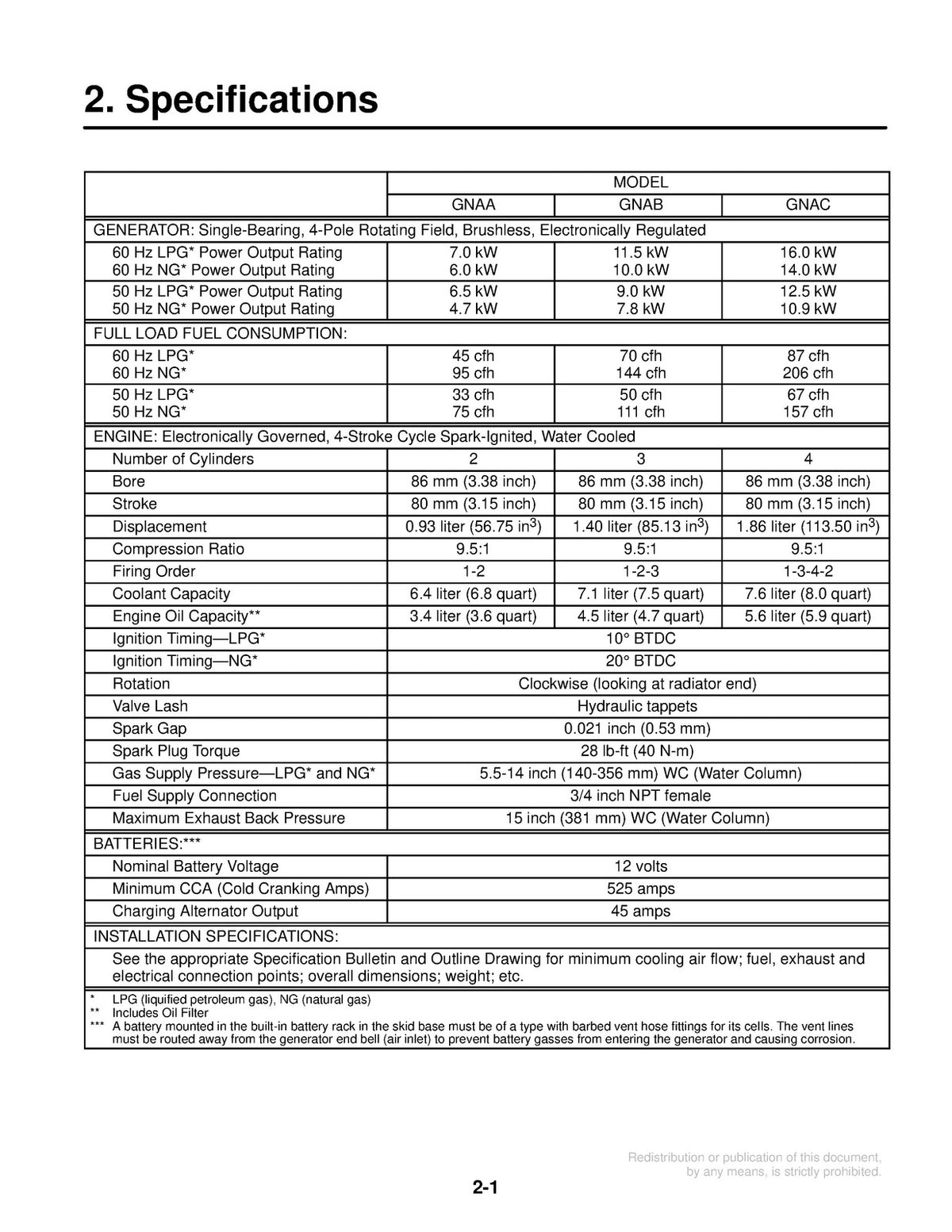 ONAN GNAA GNAB GNAC Genset Service Manual 2002 - BOUND - COVERS - XL FOLDOUTS