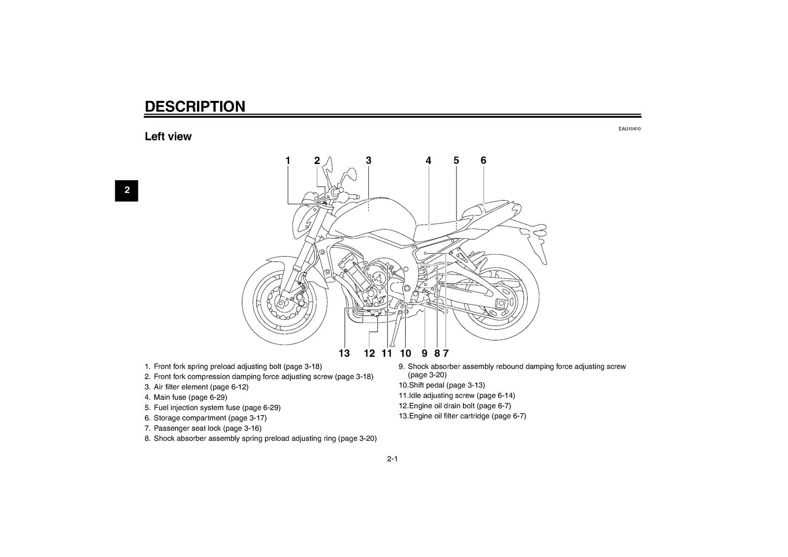 YAMAHA FZ1-N Owners Manual 2006 - STEEL WIRE BOUND - PROTECTIVE COVERS